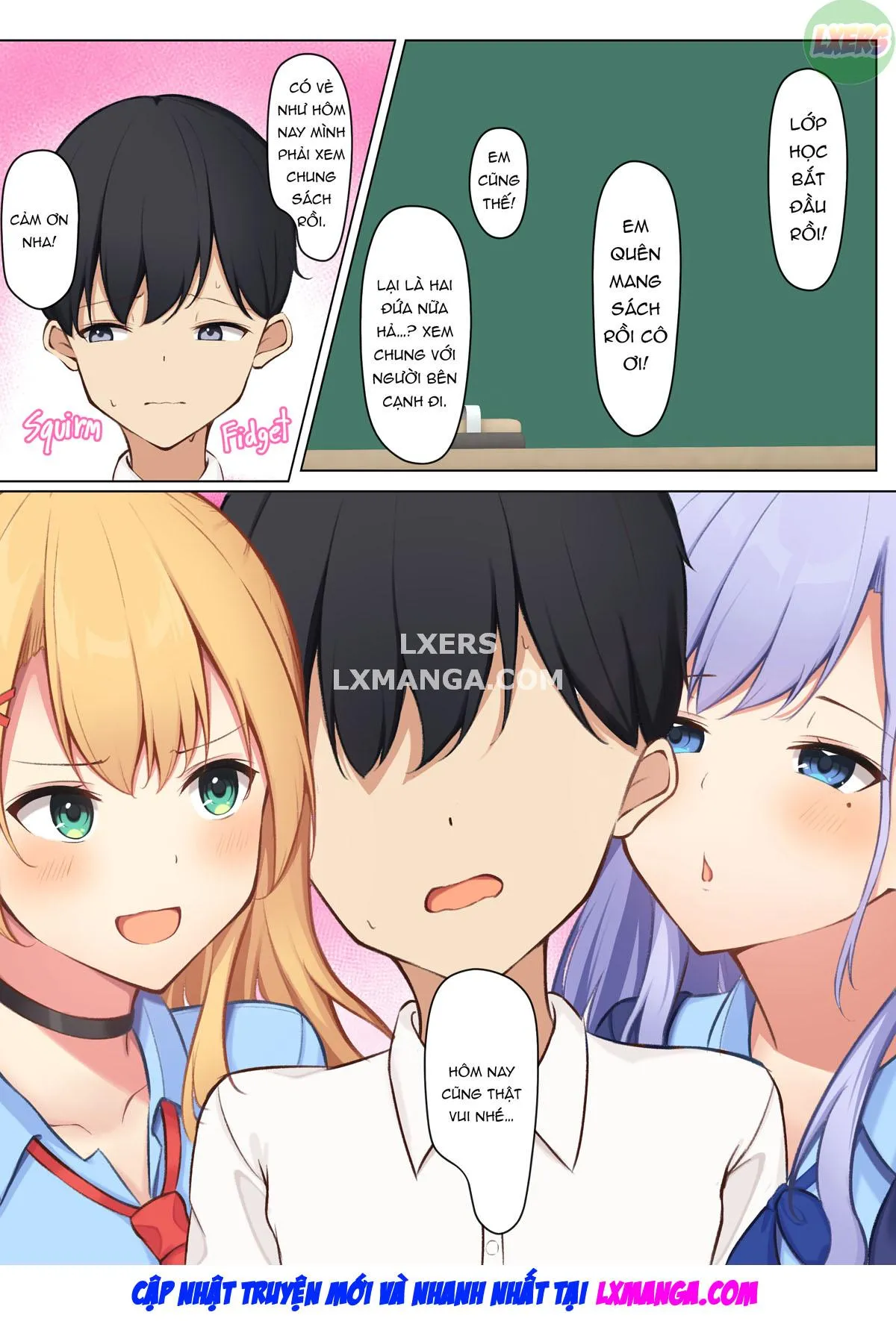 HentaiVN.net - Ảnh 55 - Mainichi Gal JK-tachi ni Ijirarete Komattemasu. - Chap 1