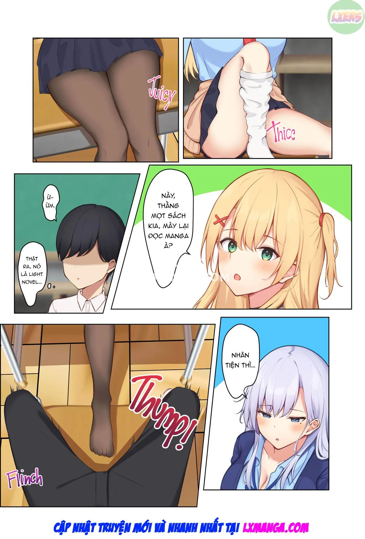 HentaiVN.net - Ảnh 6 - Mainichi Gal JK-tachi ni Ijirarete Komattemasu. - Chap 1