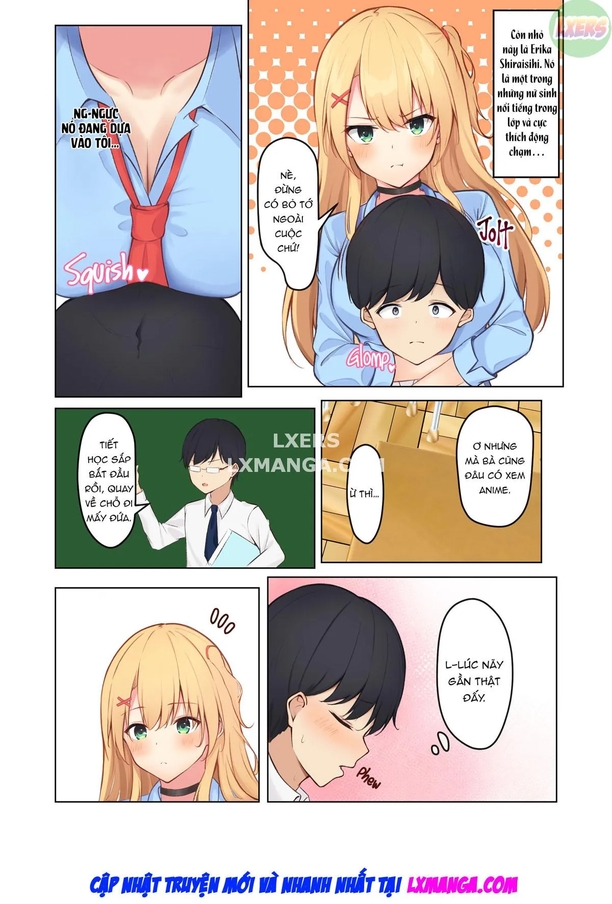 HentaiVN.net - Ảnh 8 - Mainichi Gal JK-tachi ni Ijirarete Komattemasu. - Chap 1