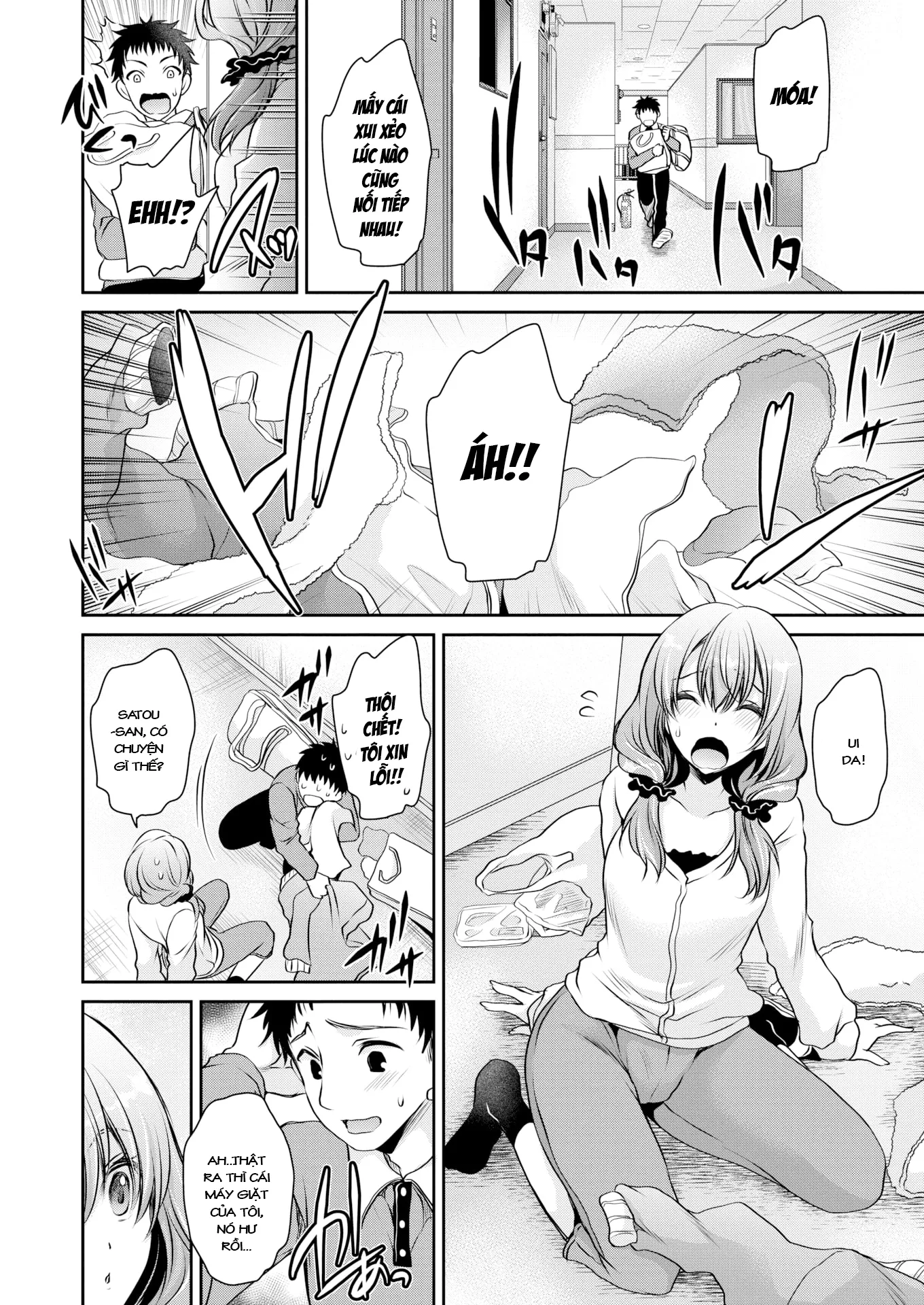 HentaiVN.net - Ảnh 13 - Chung cư vô độ [Insatiable Apartment] - Chap 1