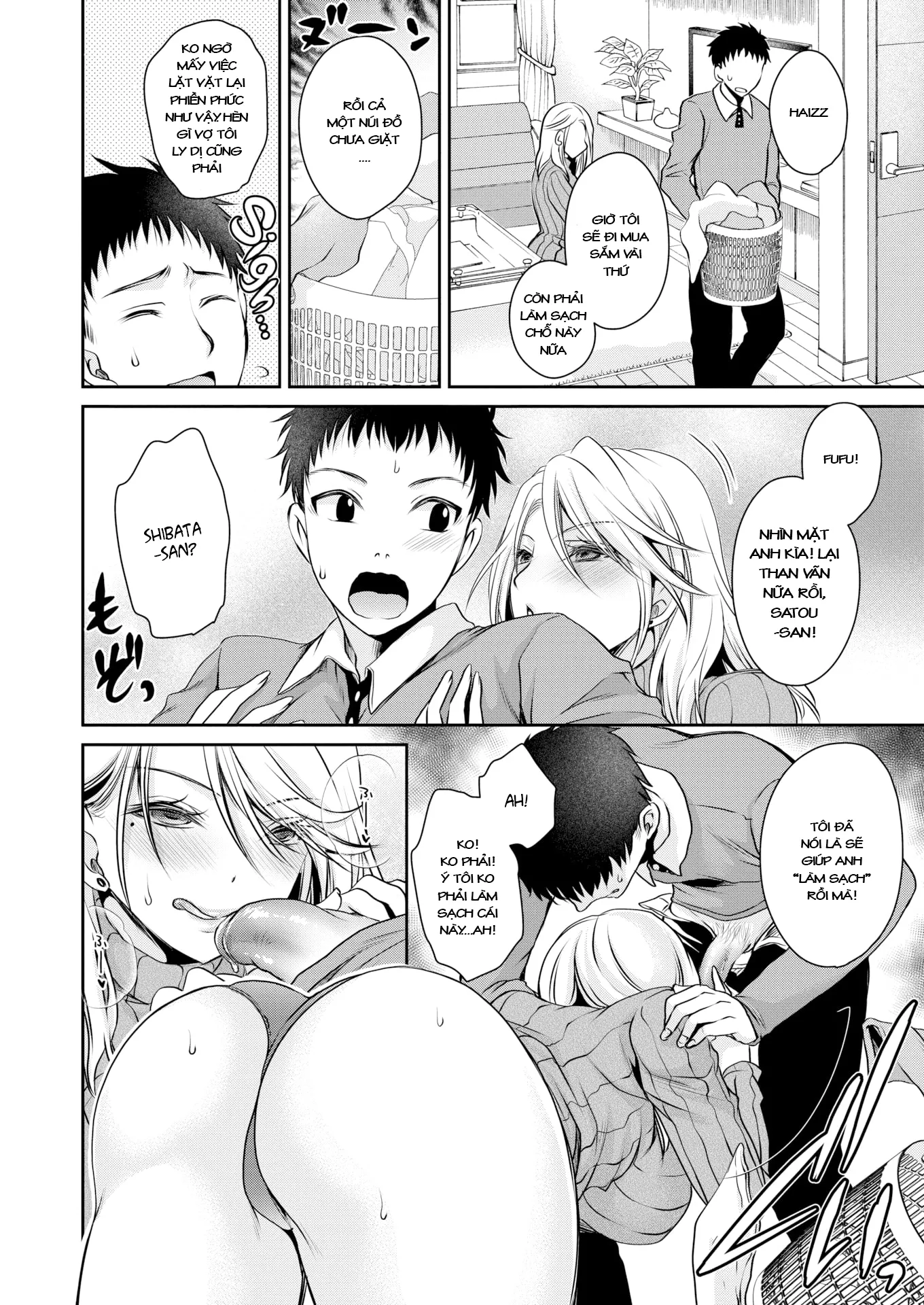 HentaiVN.net - Ảnh 5 - Chung cư vô độ [Insatiable Apartment] - Chap 1