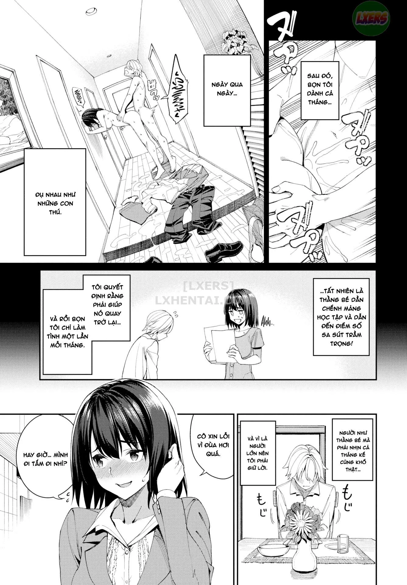 HentaiVN.net - Ảnh 6 - Dì cháu chung nhà - Chap 1