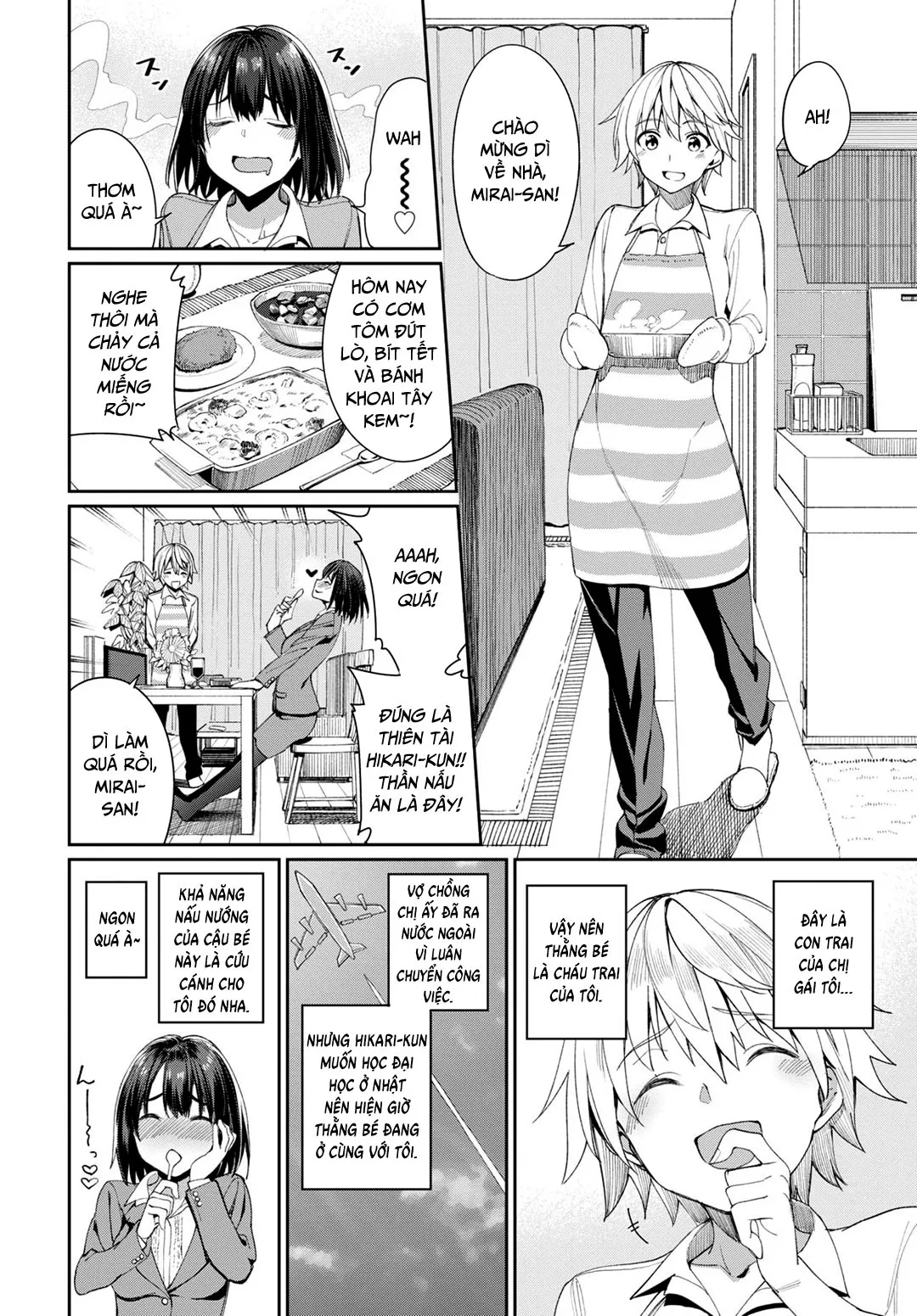 HentaiVN.net - Ảnh 3 - Dì cháu chung nhà - Chap 2
