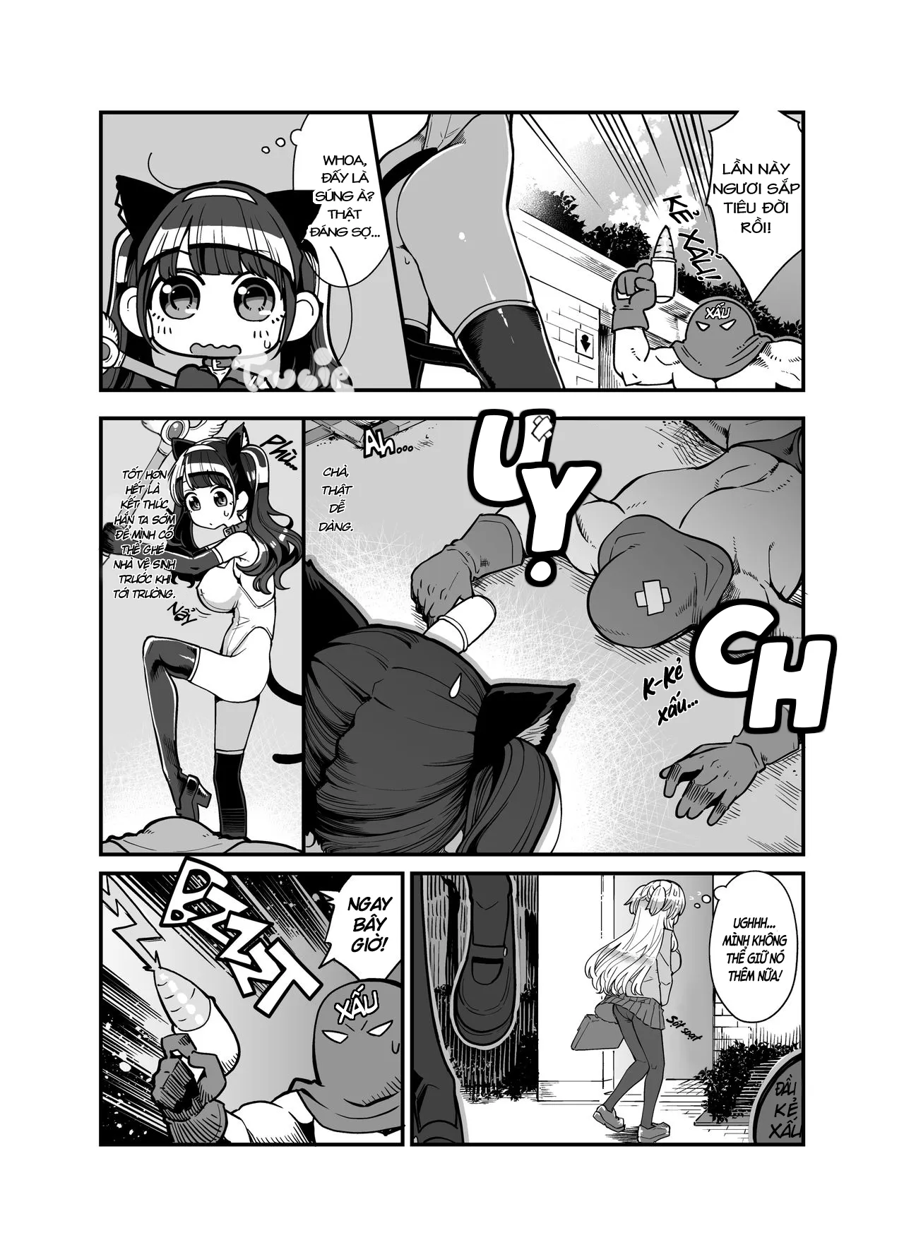 HentaiVN.net - Ảnh 7 - Cô gái bồn cầu ma thuật Yusha [Mahou Shoujo Yusya-chan; Magical Toilet Girl Yuusha; Showa Saishuu Sensen] - Chap 1