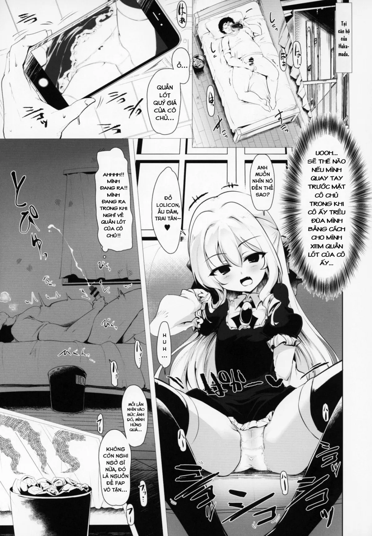 HentaiVN.net - Ảnh 9 - Cô chủ nhỏ đáng yêu của tôi [Rokujou Hitoma de Ojou-sama to; 六畳一間でお嬢様と] - Chap 1