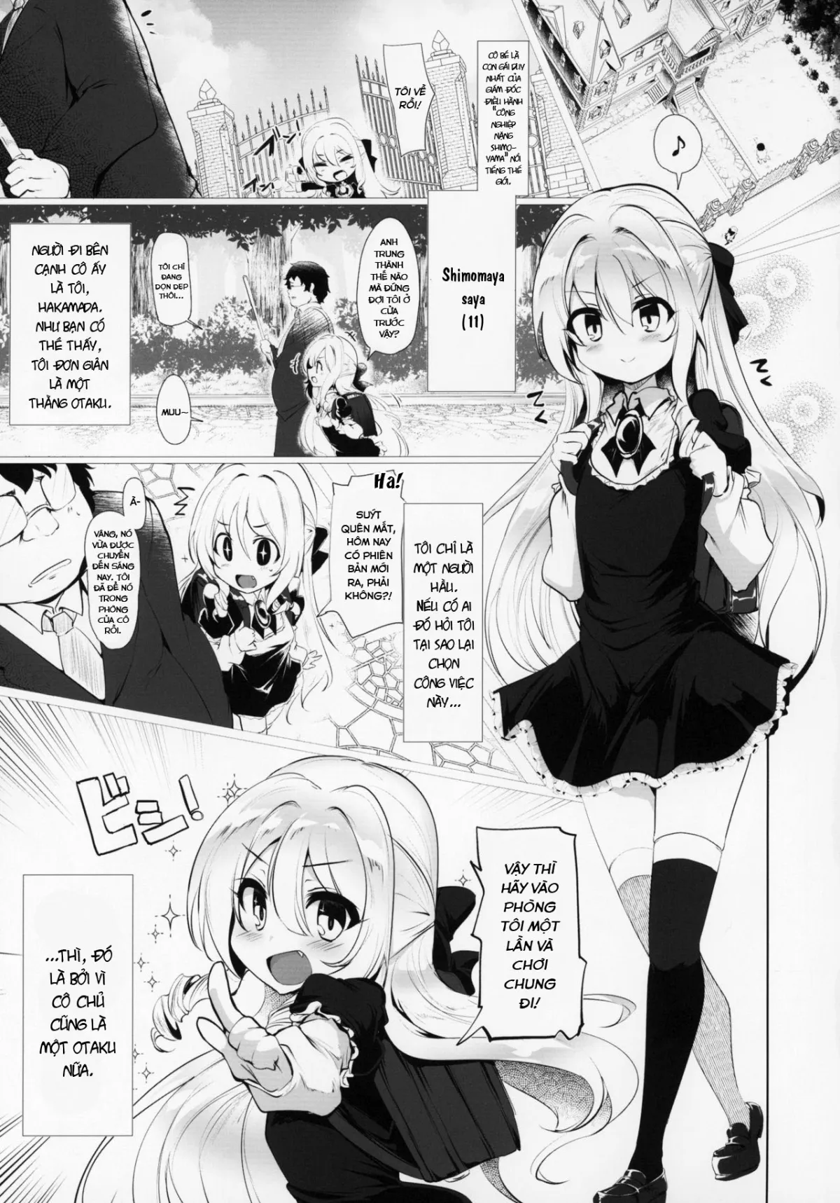 HentaiVN.net - Ảnh 5 - Cô chủ nhỏ đáng yêu của tôi [Rokujou Hitoma de Ojou-sama to; 六畳一間でお嬢様と] - Chap 1