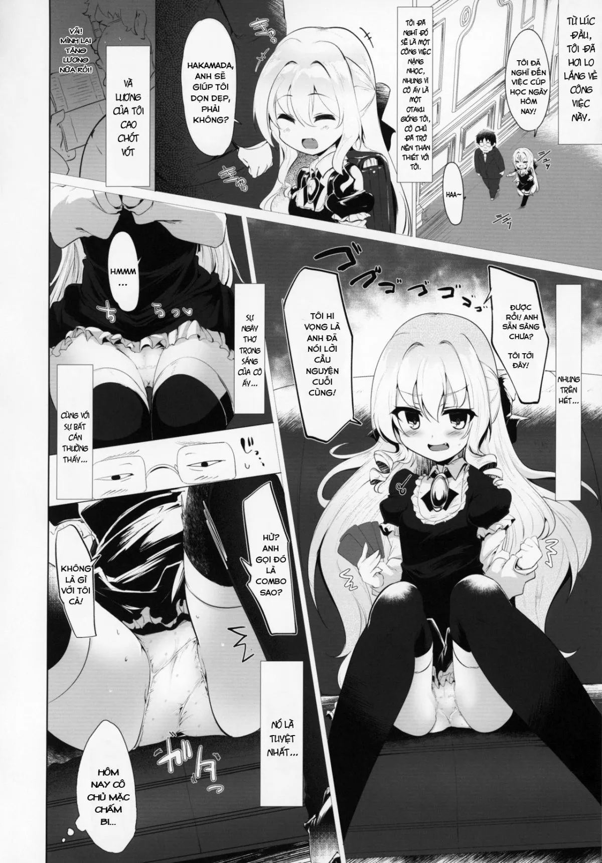 HentaiVN.net - Ảnh 6 - Cô chủ nhỏ đáng yêu của tôi [Rokujou Hitoma de Ojou-sama to; 六畳一間でお嬢様と] - Chap 1