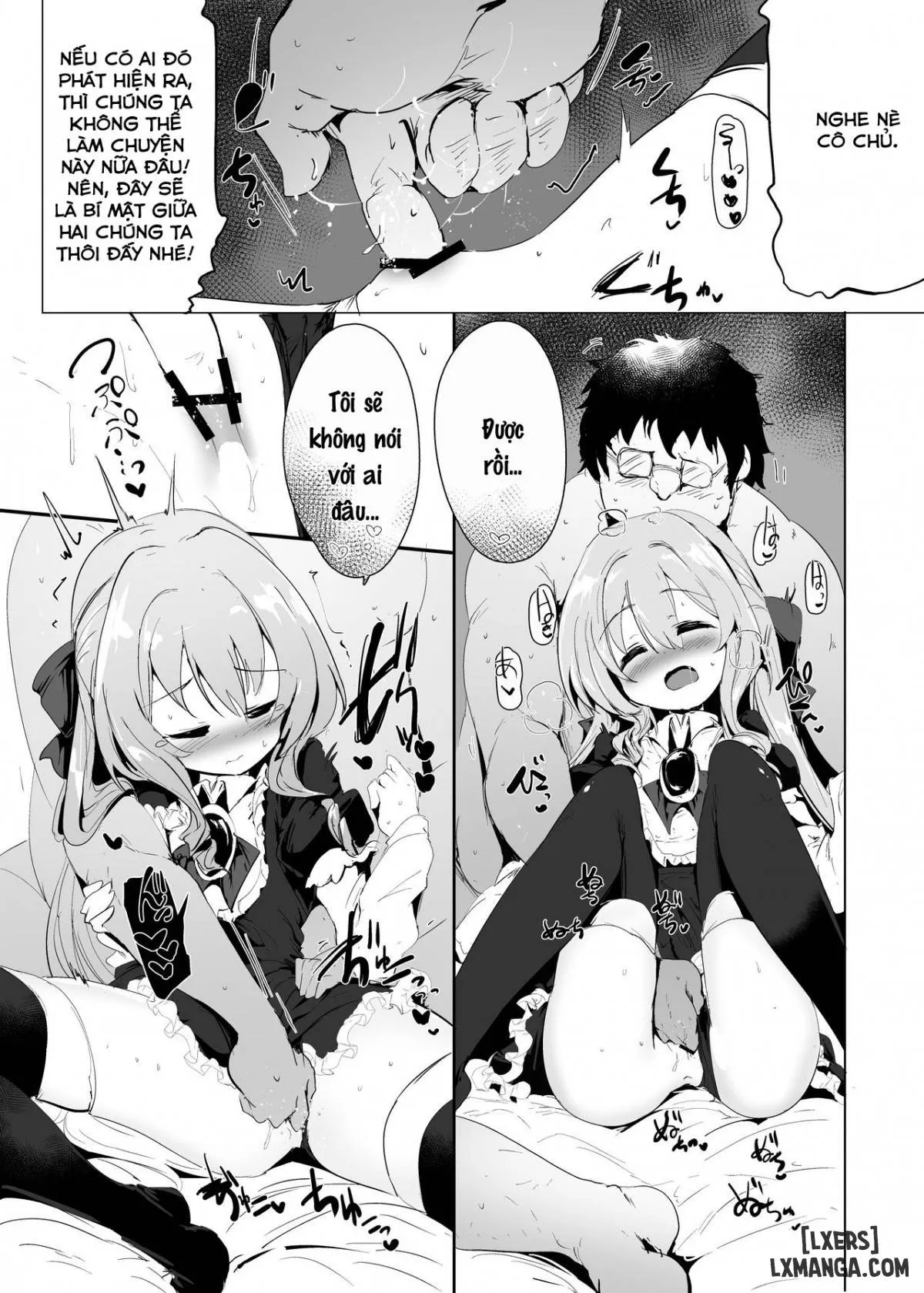 HentaiVN.net - Ảnh 18 - Cô chủ nhỏ đáng yêu của tôi [Rokujou Hitoma de Ojou-sama to; 六畳一間でお嬢様と] - Chap 3