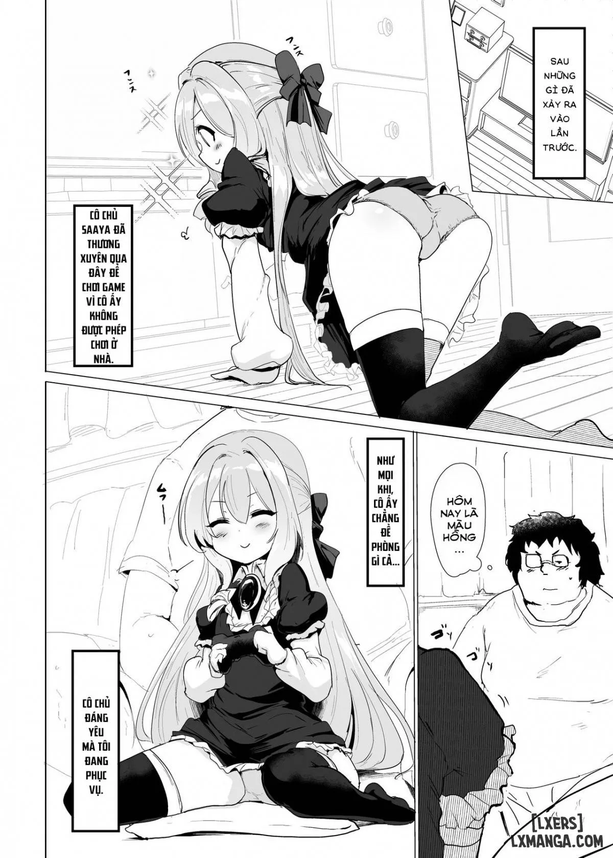 HentaiVN.net - Ảnh 3 - Cô chủ nhỏ đáng yêu của tôi [Rokujou Hitoma de Ojou-sama to; 六畳一間でお嬢様と] - Chap 3