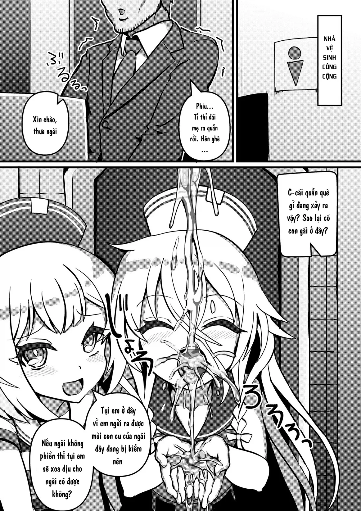 HentaiVN.net - Ảnh 4 - Public Toilet Of Aria - Chap 1