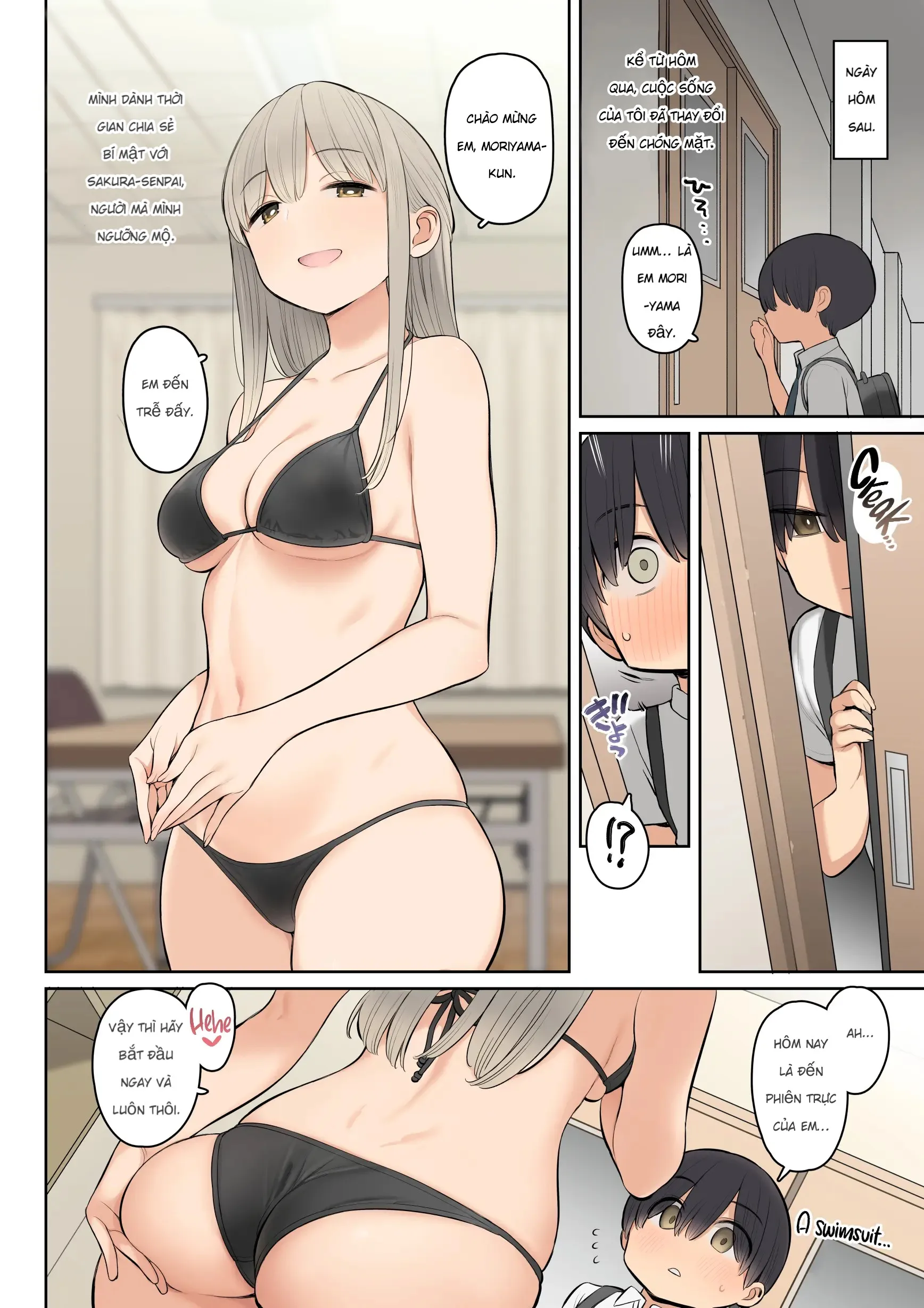 HentaiVN.net - Ảnh 14 - The Story of How I, a Person Who Doesn't Stand Out Got Into a Relationship With The Senpai Who's Way Out of My League - Chap 1