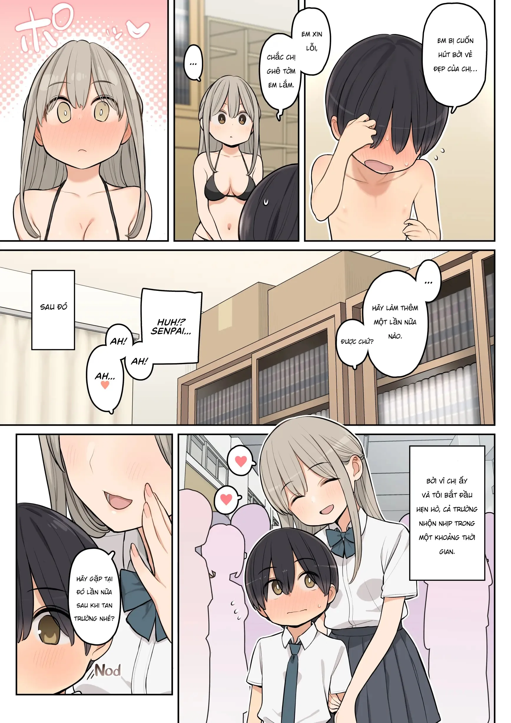 HentaiVN.net - Ảnh 28 - The Story of How I, a Person Who Doesn't Stand Out Got Into a Relationship With The Senpai Who's Way Out of My League - Chap 1