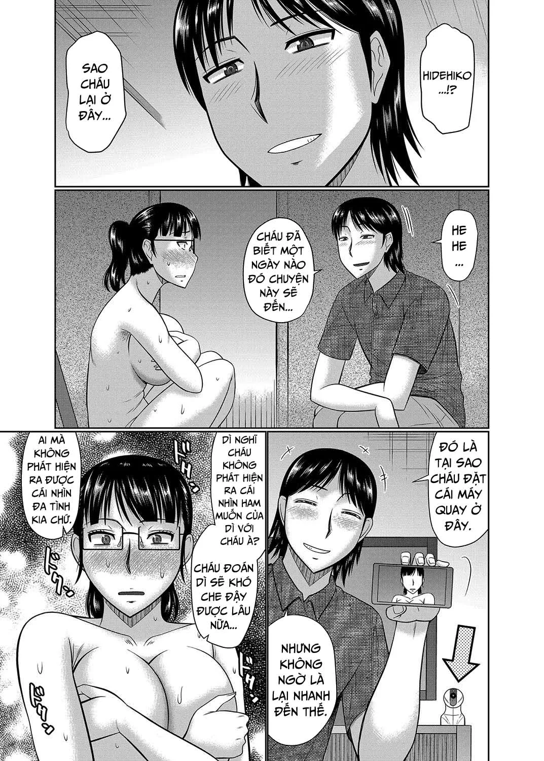 HentaiVN.net - Ảnh 9 - Oi to Oba no Heya [Nephew’s and Aunt’s Room] - Chap 1