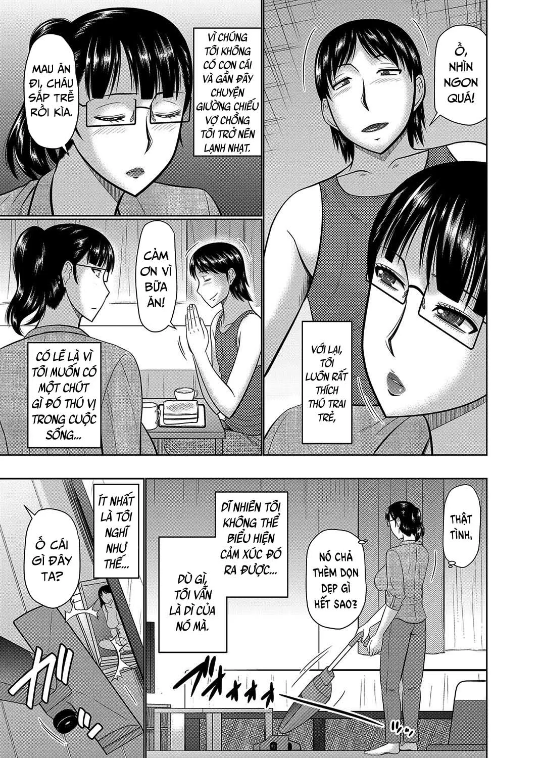 HentaiVN.net - Ảnh 4 - Oi to Oba no Heya [Nephew’s and Aunt’s Room] - Chap 1