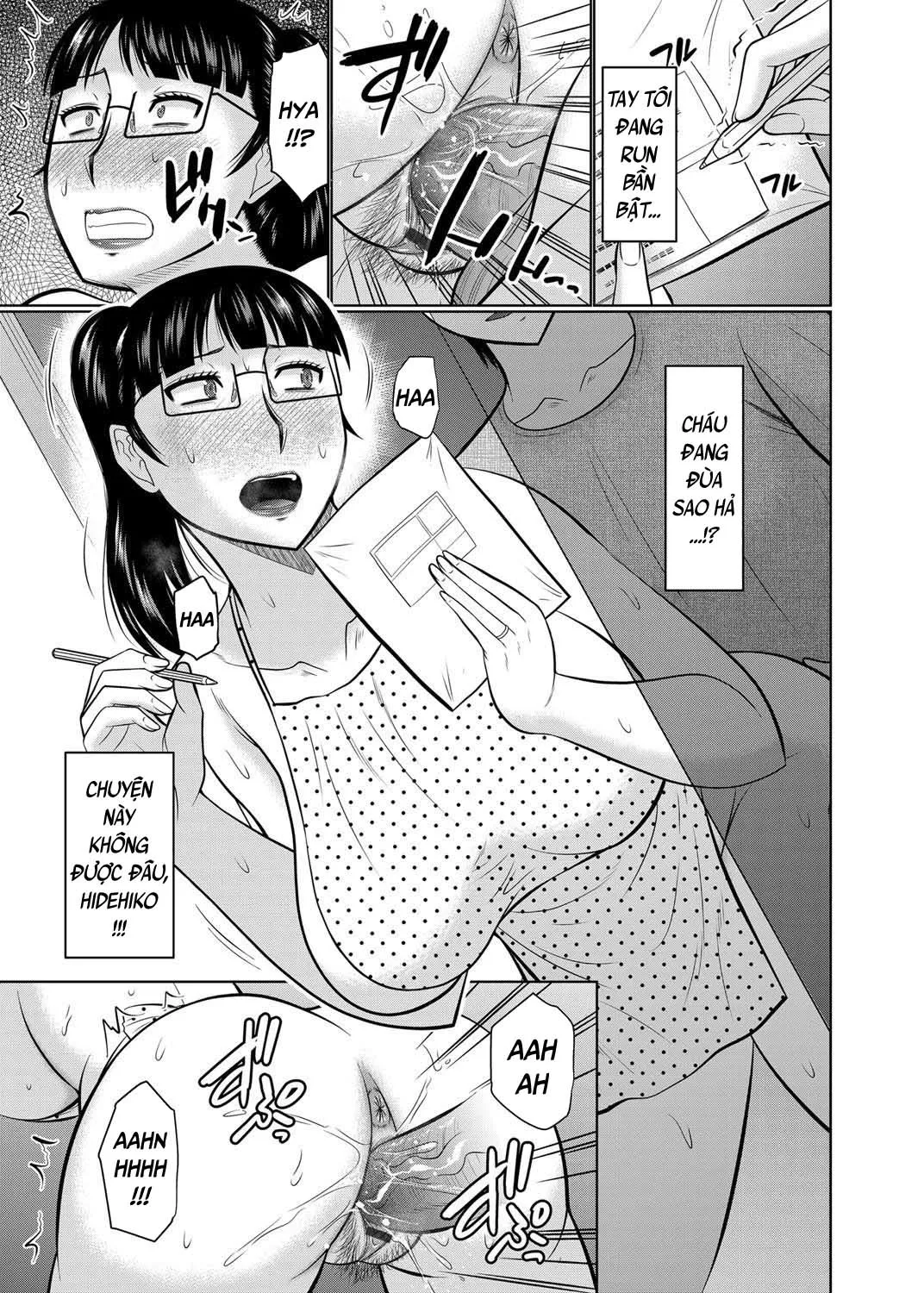 HentaiVN.net - Ảnh 10 - Oi to Oba no Heya [Nephew’s and Aunt’s Room] - Chap 2