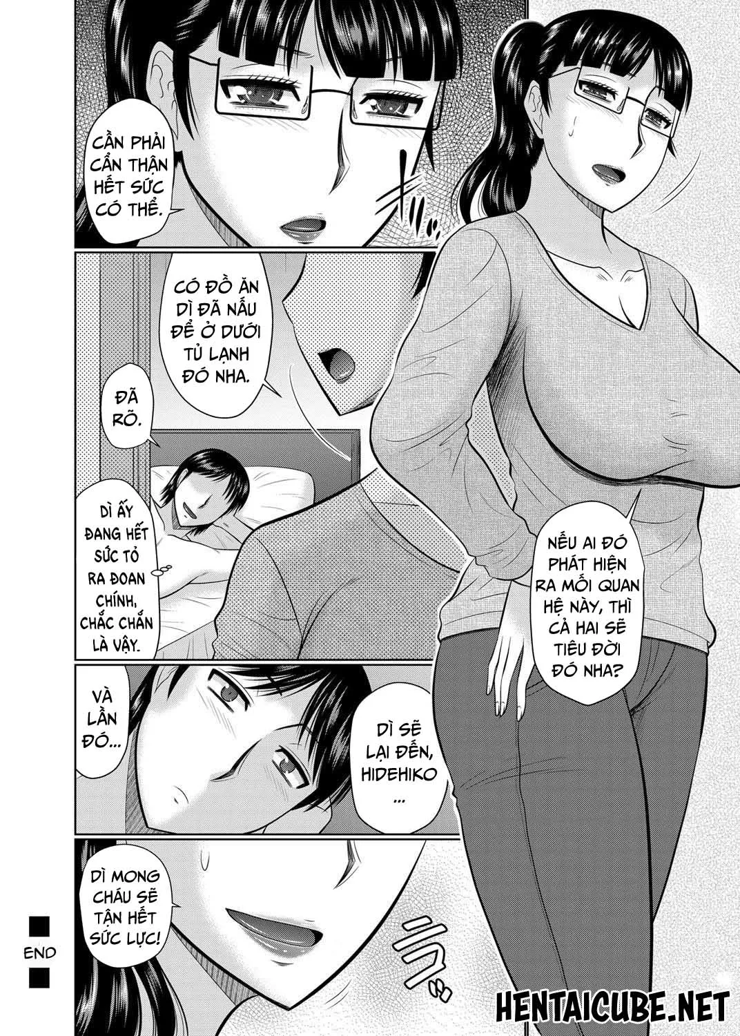 HentaiVN.net - Ảnh 24 - Oi to Oba no Heya [Nephew’s and Aunt’s Room] - Chap 2