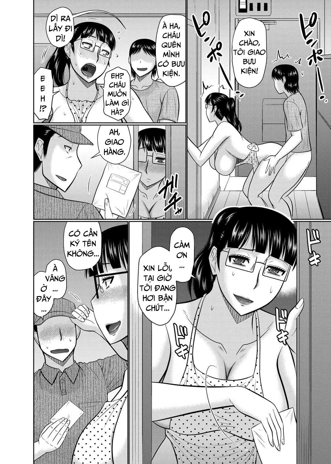 HentaiVN.net - Ảnh 9 - Oi to Oba no Heya [Nephew’s and Aunt’s Room] - Chap 2