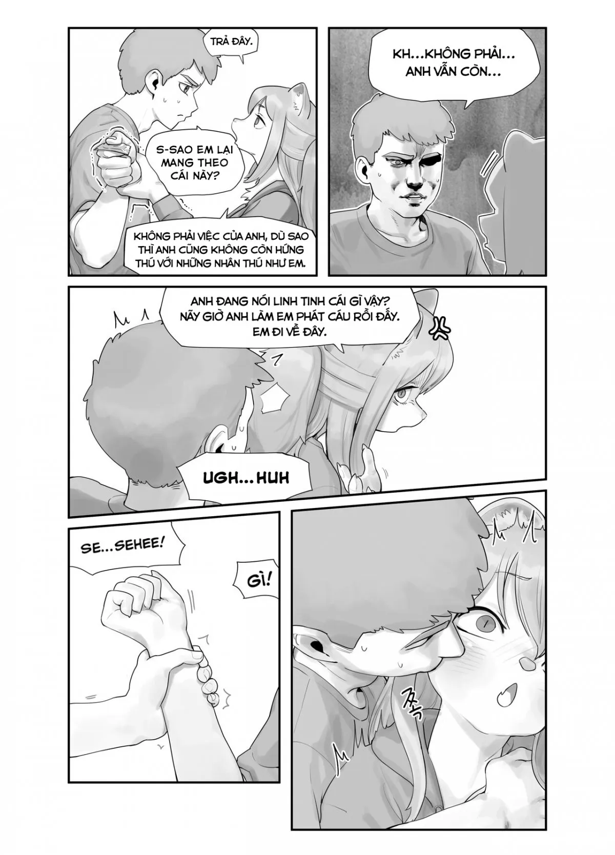 HentaiVN.net - Ảnh 4 - A Suspiciously Erotic Childhood Friend - Chap 1
