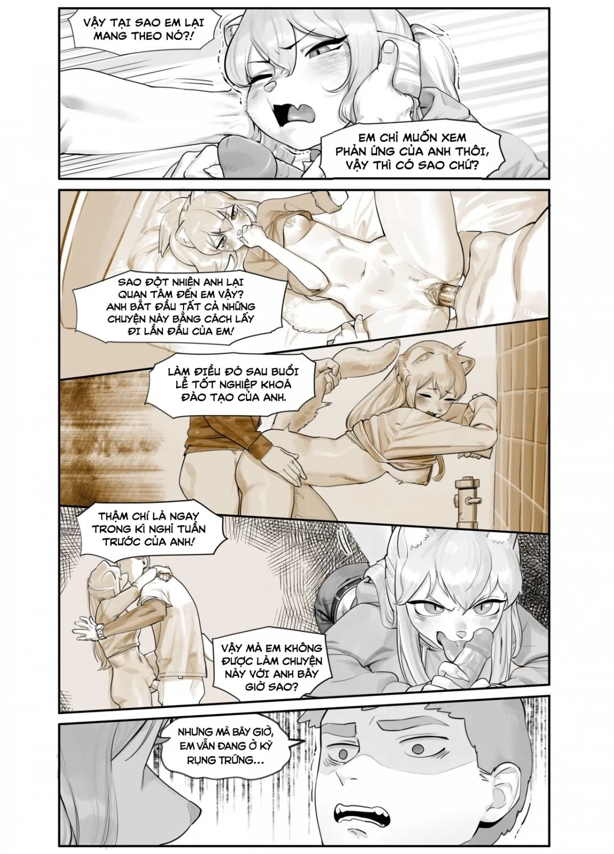 HentaiVN.net - Ảnh 6 - A Suspiciously Erotic Childhood Friend - Chap 1