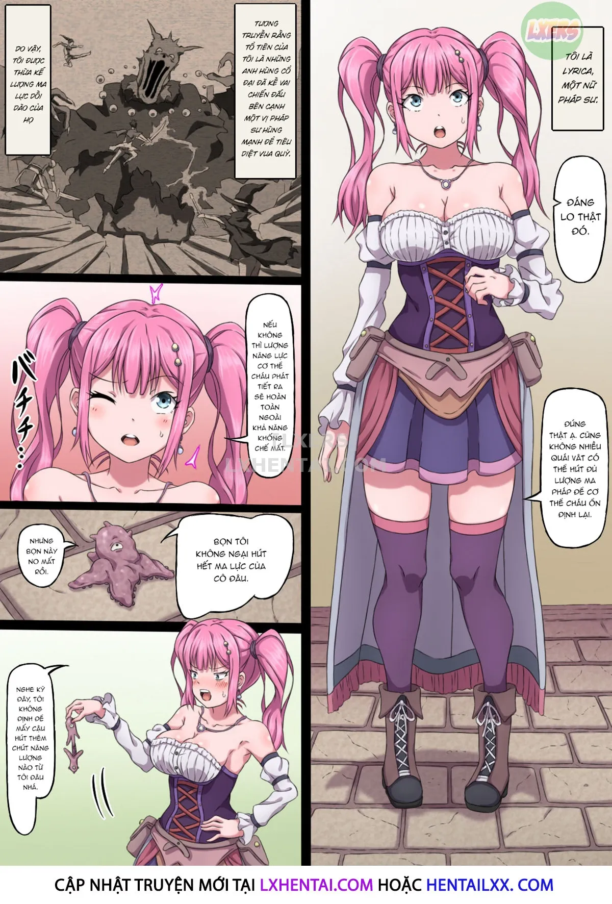 HentaiVN.net - Ảnh 7 - Sorceress Lyrica ~Climaxing to the Limit~ [Mahoutsukai Lyrica ~Genkai made Ikasare Tsuzukeru Karada~] - Chap 1