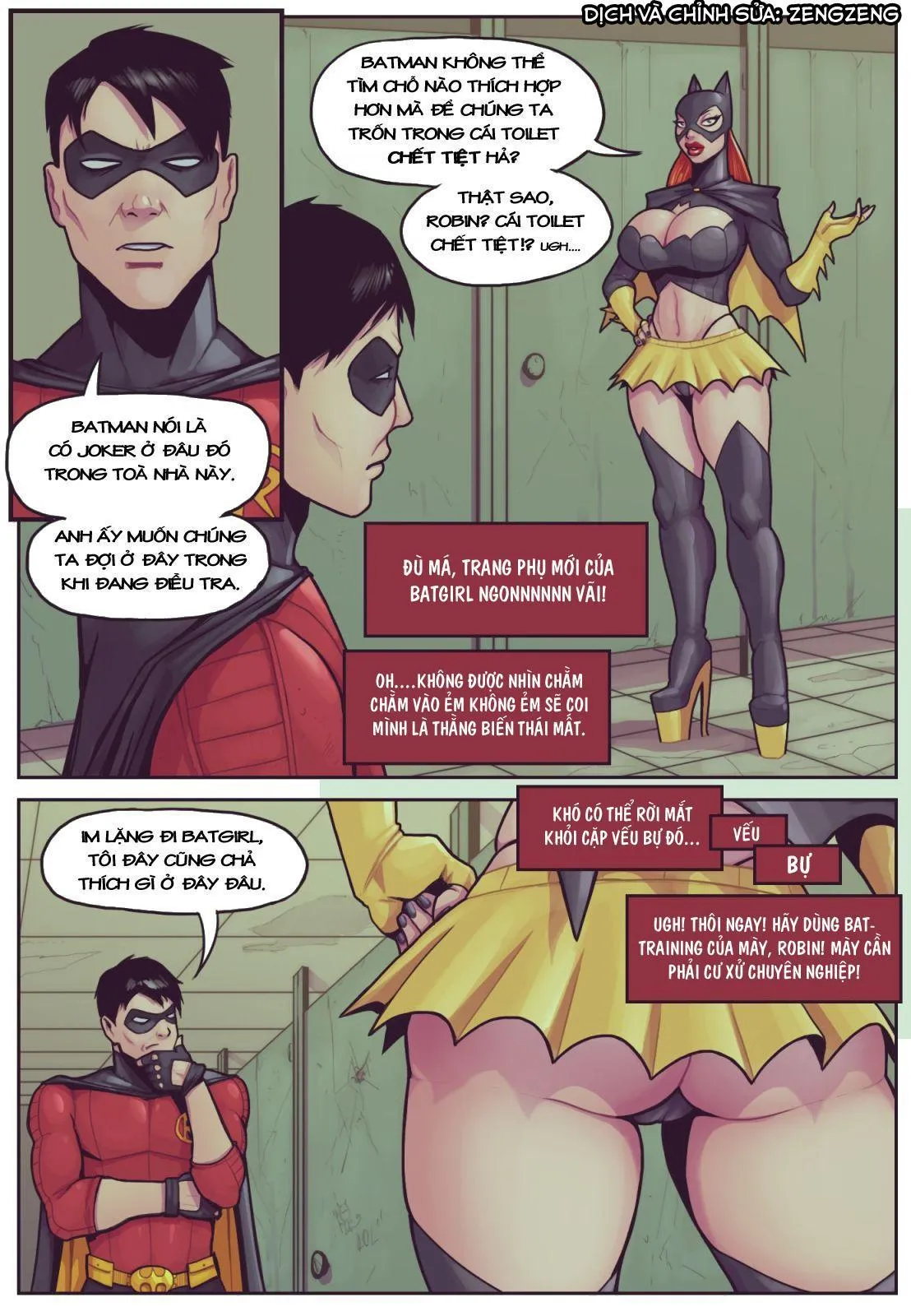 HentaiVN.net - Ảnh 3 - Ruined Gotham: Batgirl Loves Robin (Batman) - Chap 1