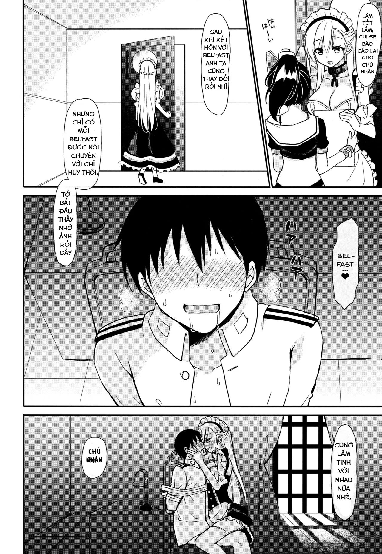 HentaiVN.net - Ảnh 19 - Sokubaku Belfast (Azur Lane) [Belfast tie me down; Sokubaku Belfast - Belfast Tie Me Down.] - Chap 1
