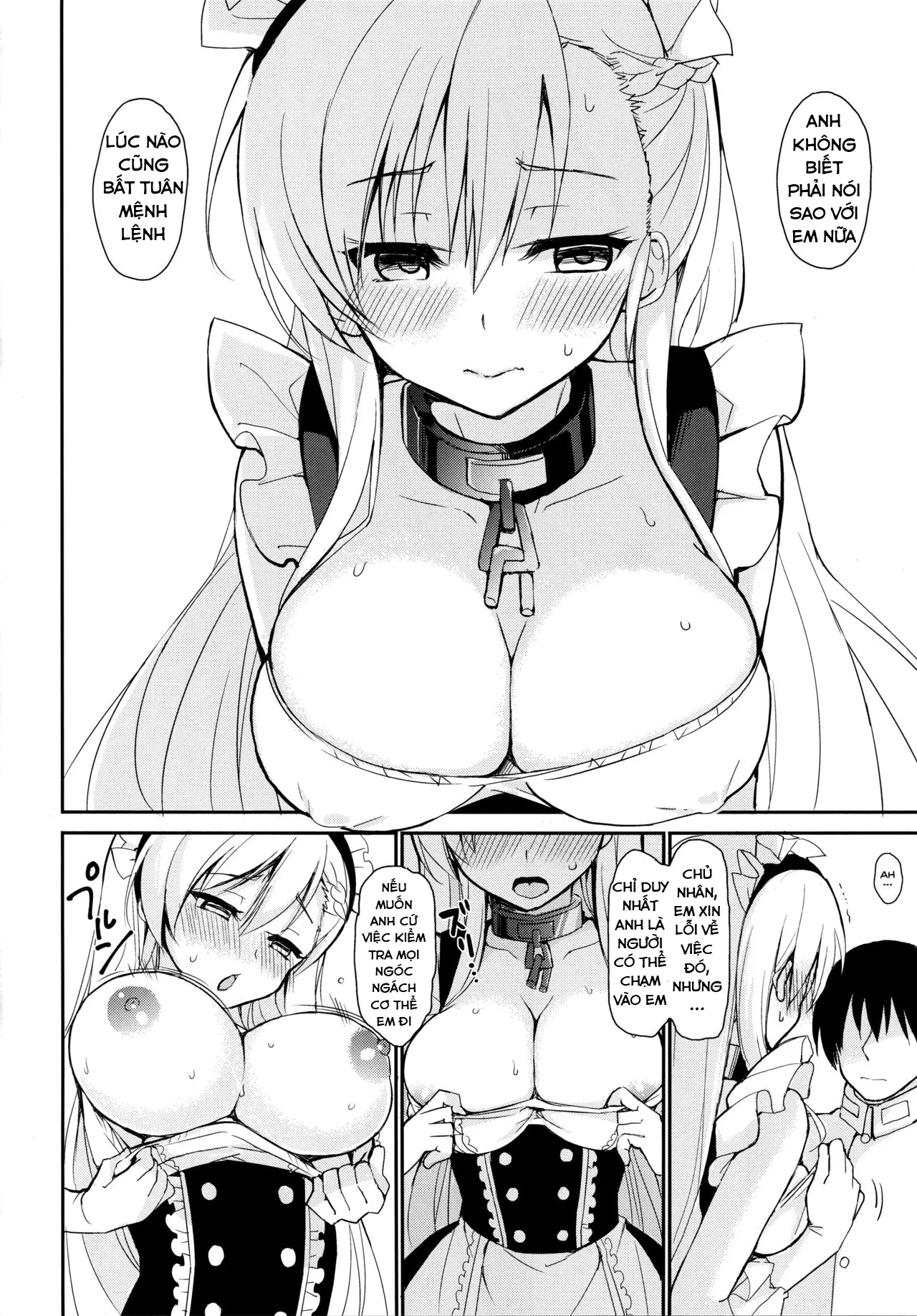 HentaiVN.net - Ảnh 3 - Sokubaku Belfast (Azur Lane) [Belfast tie me down; Sokubaku Belfast - Belfast Tie Me Down.] - Chap 1