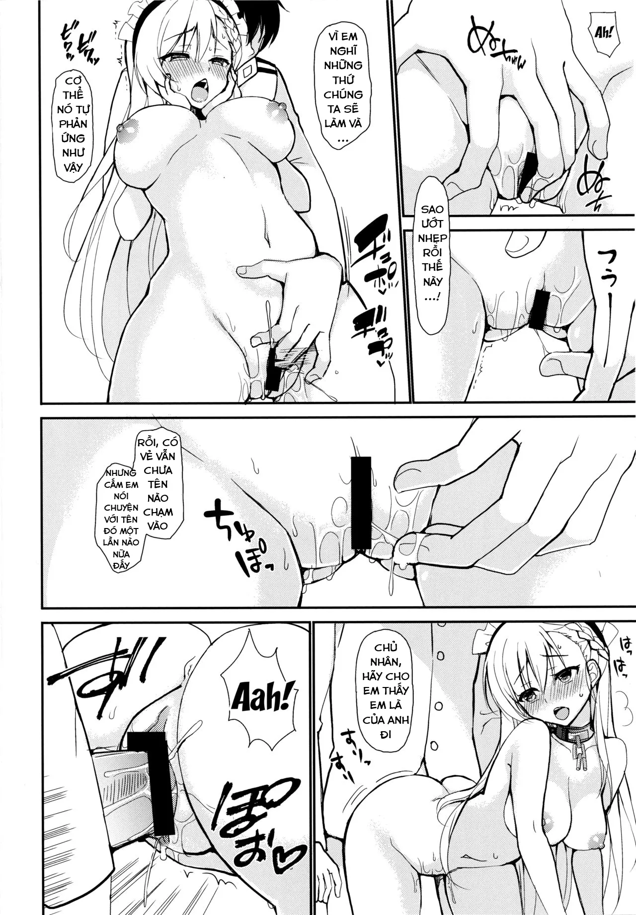 HentaiVN.net - Ảnh 5 - Sokubaku Belfast (Azur Lane) [Belfast tie me down; Sokubaku Belfast - Belfast Tie Me Down.] - Chap 1