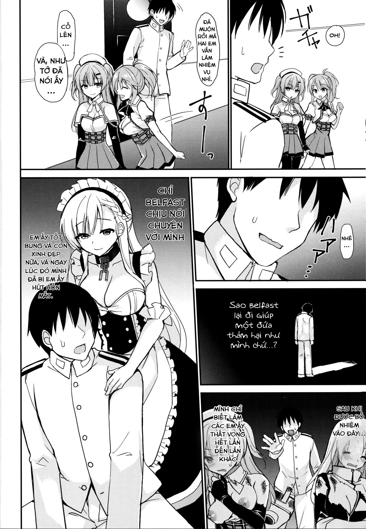 HentaiVN.net - Ảnh 9 - Sokubaku Belfast (Azur Lane) [Belfast tie me down; Sokubaku Belfast - Belfast Tie Me Down.] - Chap 1