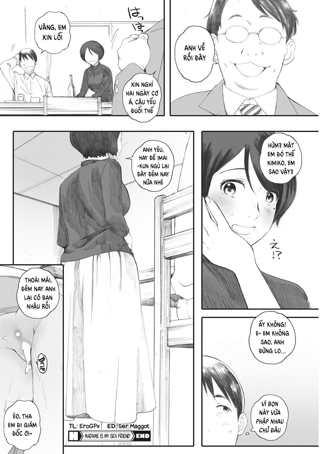 HentaiVN.net - Ảnh 27 - Madame Is My Sex Friend [Oku-sama wa Sex Friend] - Chap 1