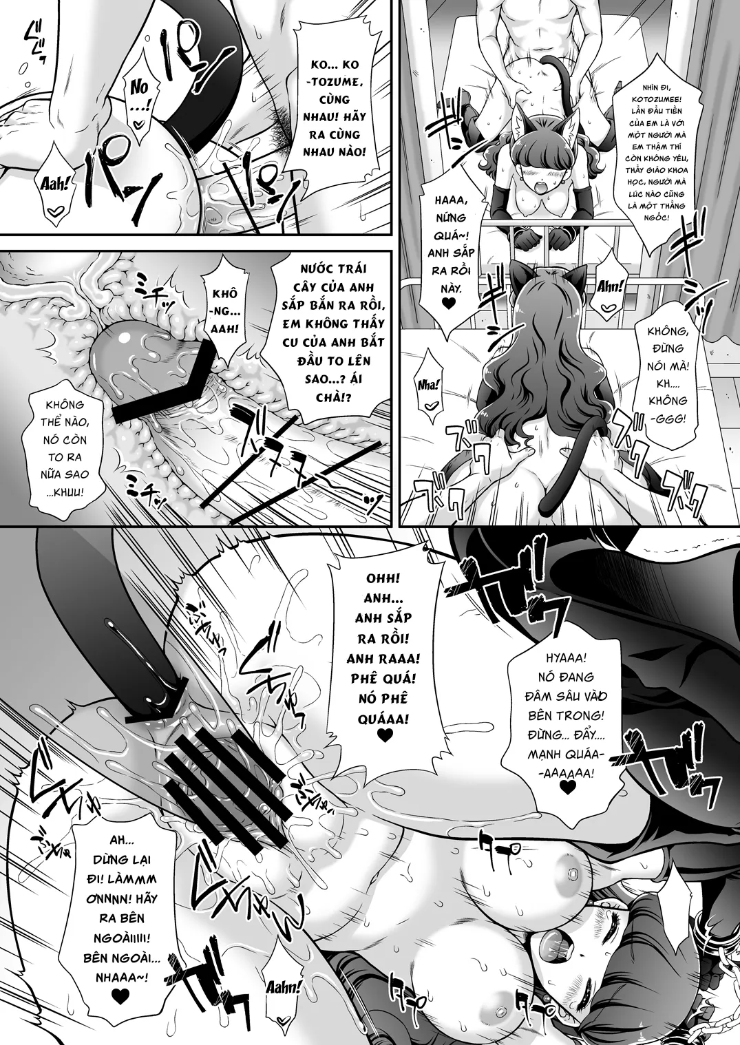 HentaiVN.net - Ảnh 22 - Hatsujou Neko no Shitsukekata [How To Train a Catgirl In Heat] - Chap 1