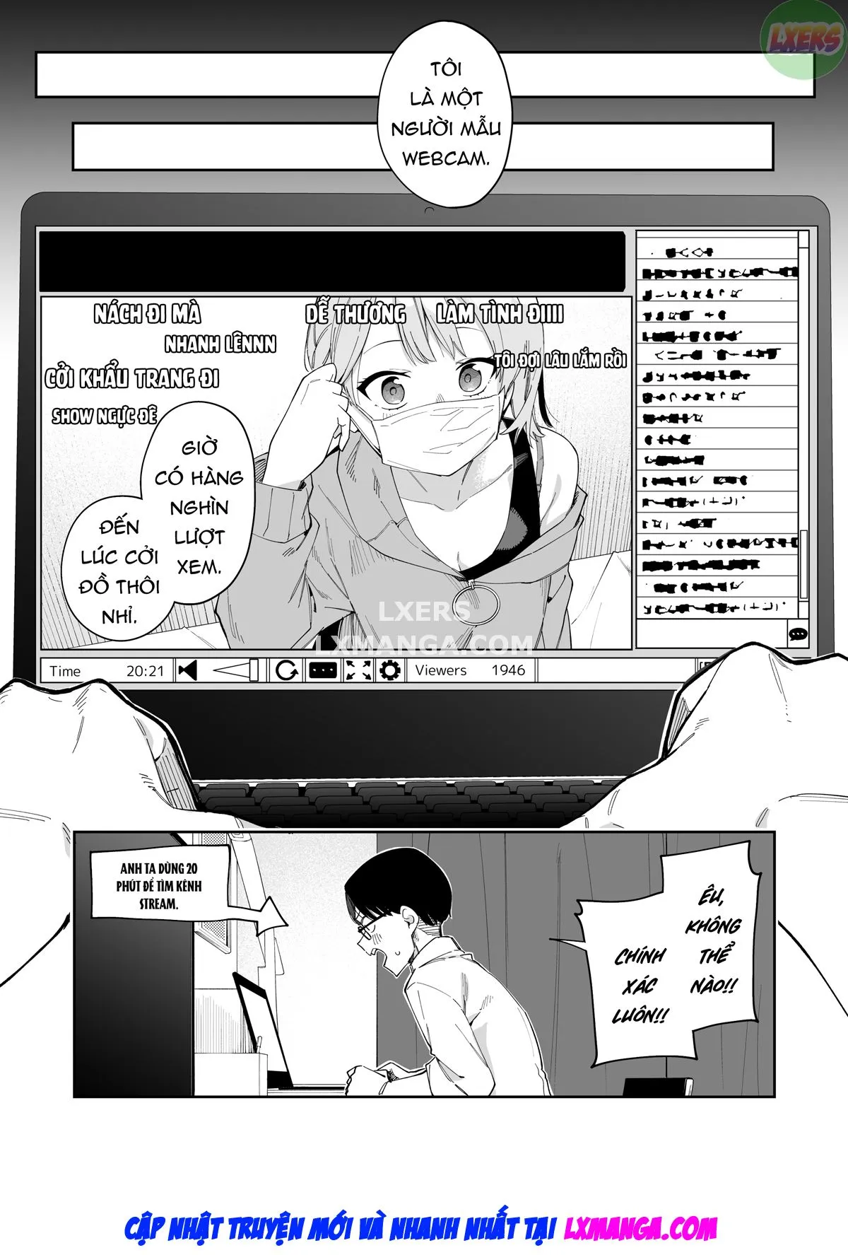 HentaiVN.net - Ảnh 12 - The Camgirl Next Door - Chap 3
