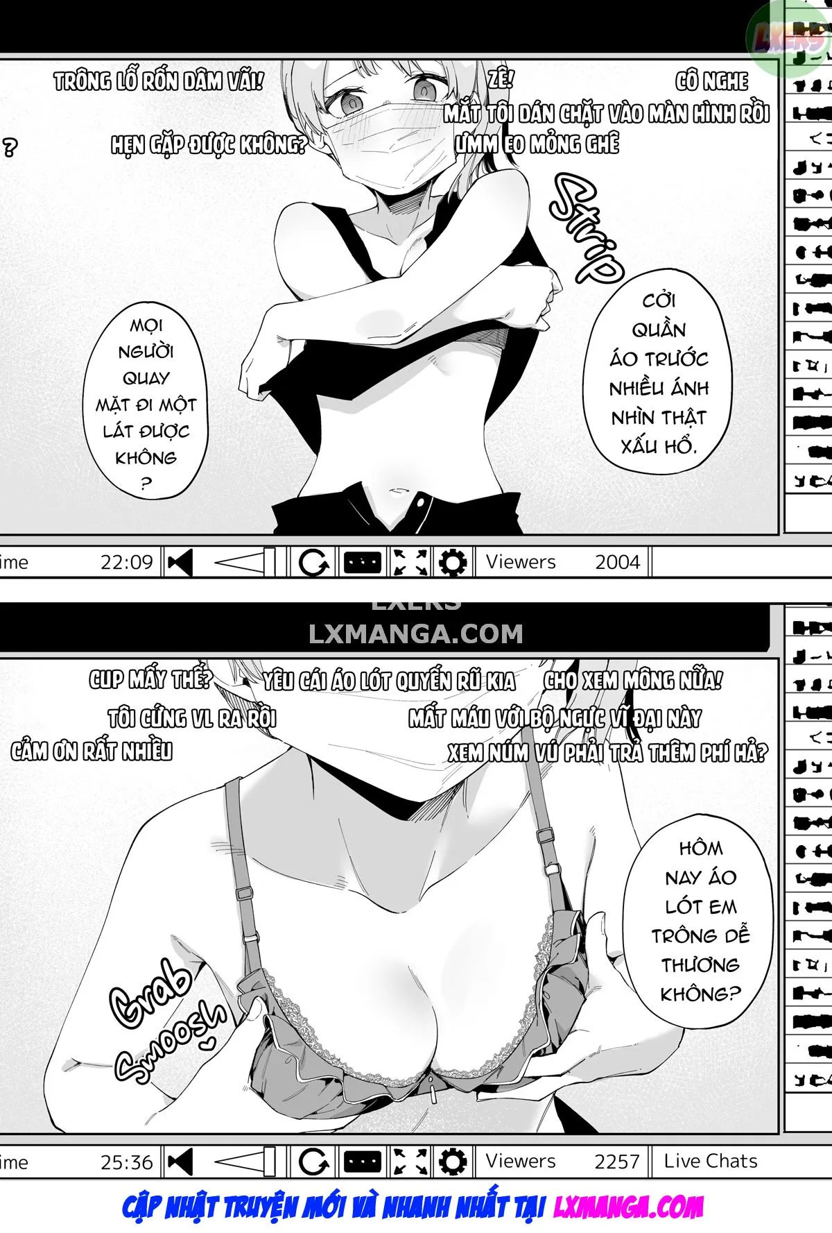 HentaiVN.net - Ảnh 13 - The Camgirl Next Door - Chap 3