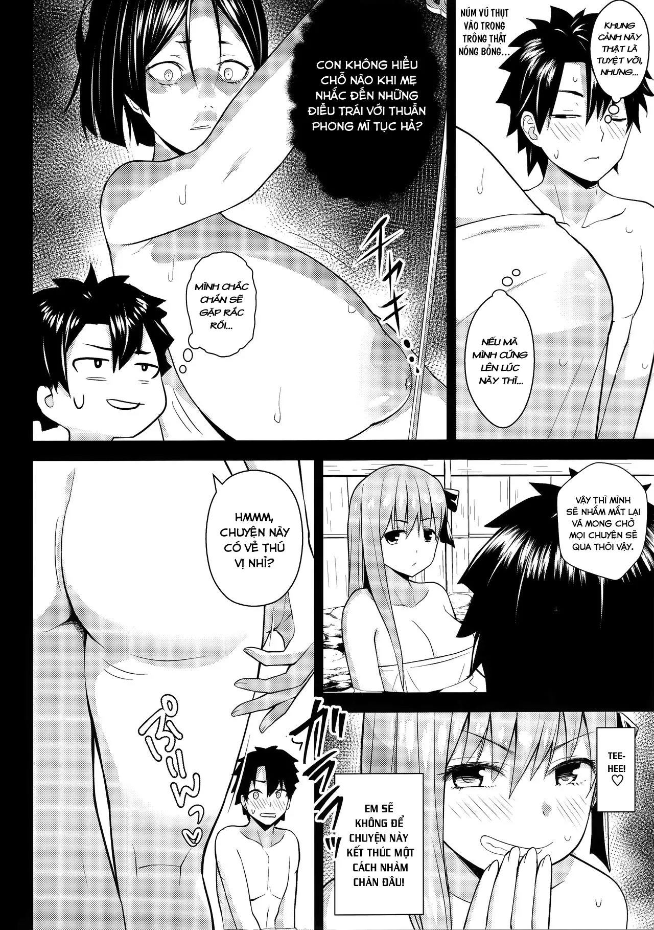HentaiVN.net - Ảnh 4 - This Hot Spring is Made of Infinite Thickness (Fate Grand Order) [Kono Onsen wa Mugen no Niku de Dekite iru] - Chap 1