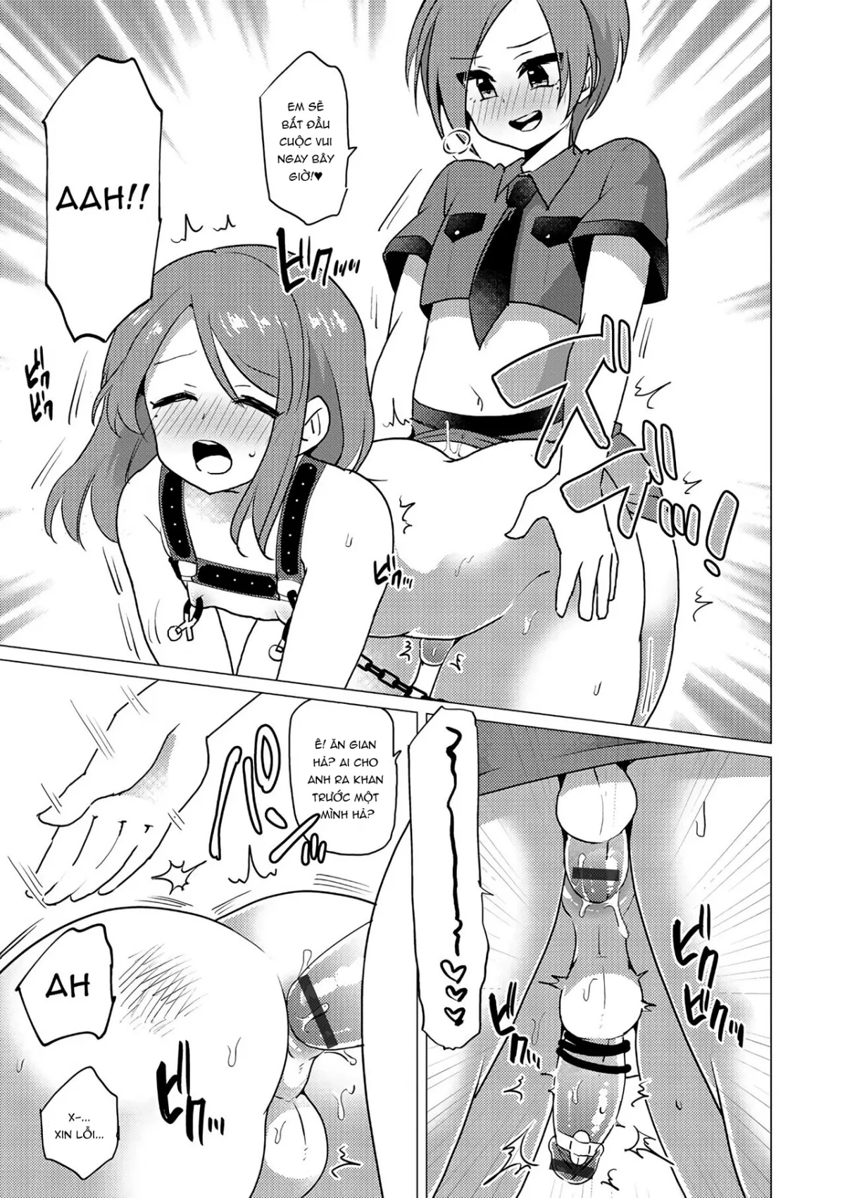 HentaiVN.net - Ảnh 10 - SM Twins (Otokonoko Heaven's Door 5) - Chap 1