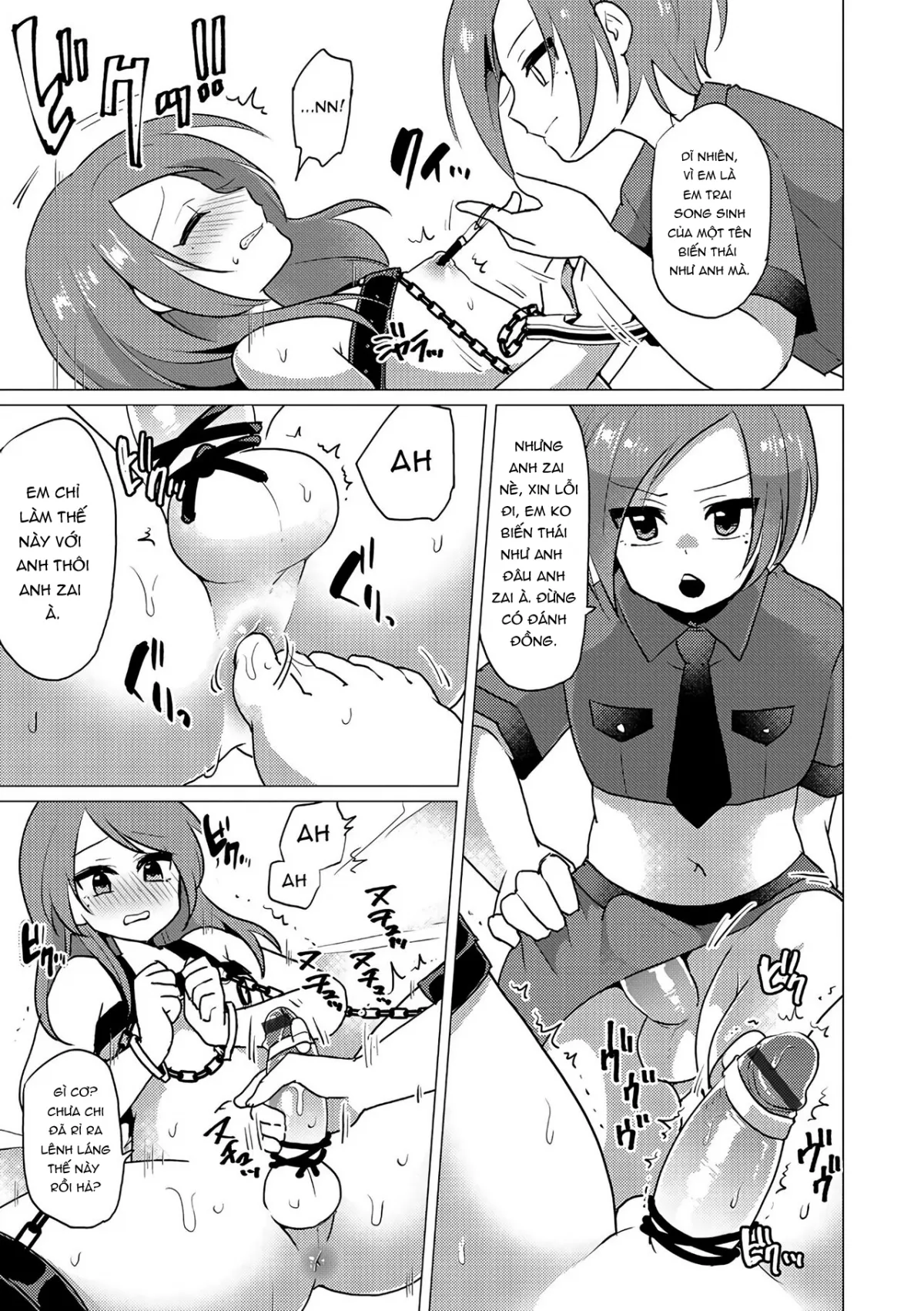 HentaiVN.net - Ảnh 6 - SM Twins (Otokonoko Heaven's Door 5) - Chap 1