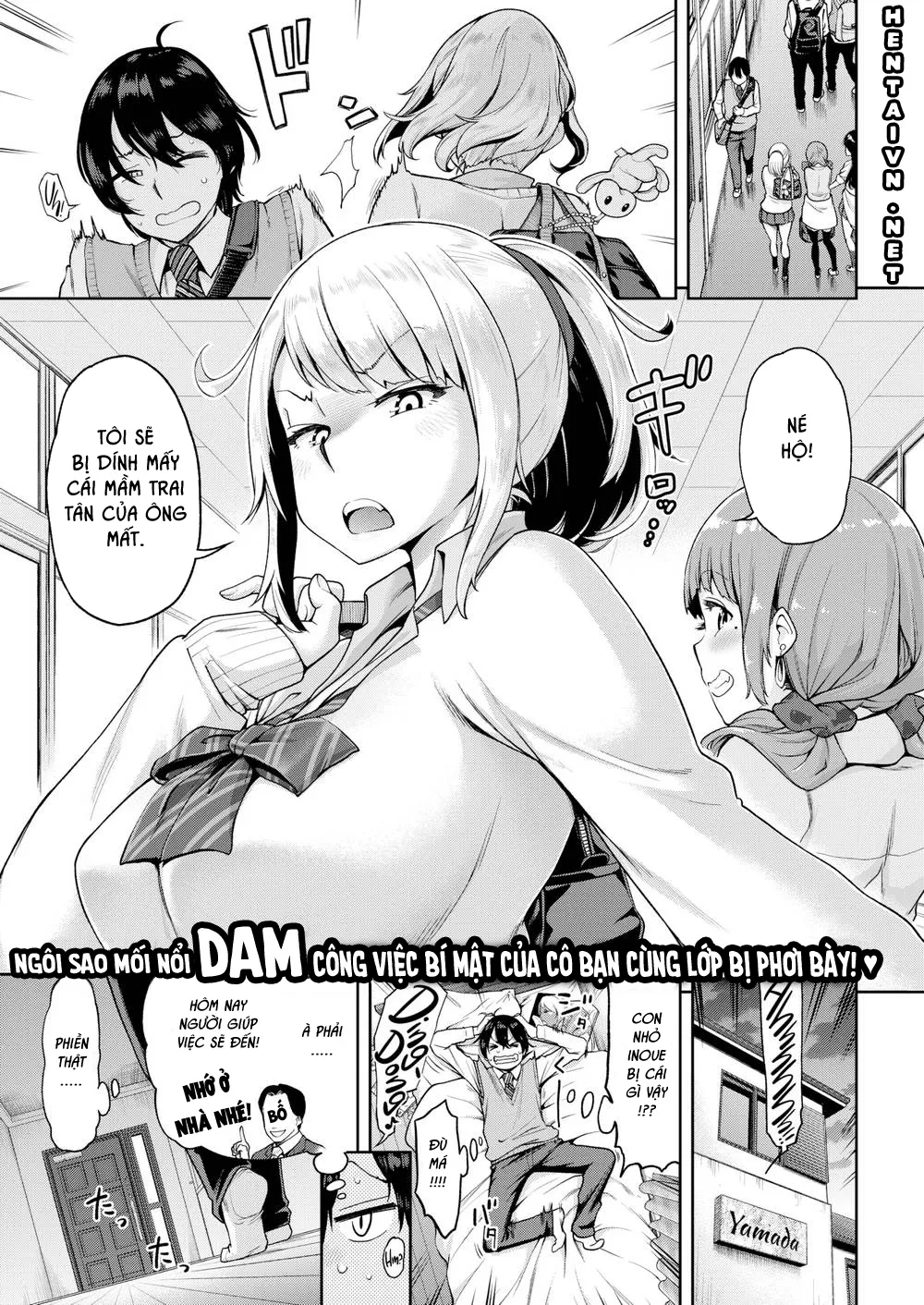 HentaiVN.net - Ảnh 4 - Giúp việc cho Con Cá Chà Bặc [My Classmate is a Slutty Housekeeper!?] - Chap 1