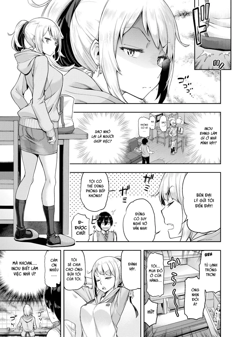 HentaiVN.net - Ảnh 6 - Giúp việc cho Con Cá Chà Bặc [My Classmate is a Slutty Housekeeper!?] - Chap 1