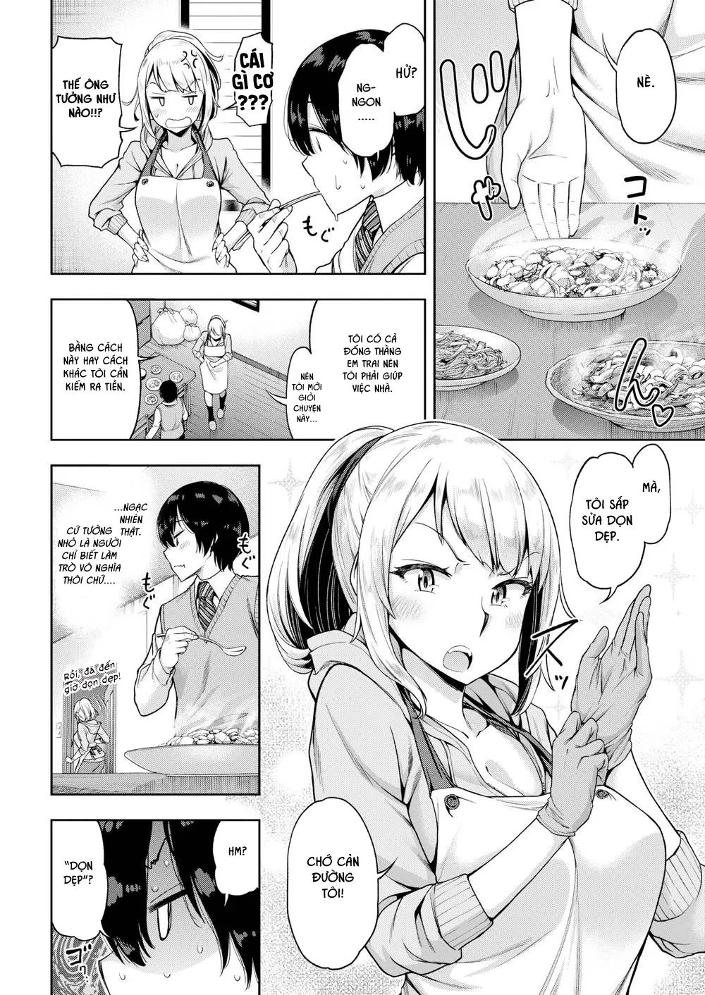 HentaiVN.net - Ảnh 7 - Giúp việc cho Con Cá Chà Bặc [My Classmate is a Slutty Housekeeper!?] - Chap 1