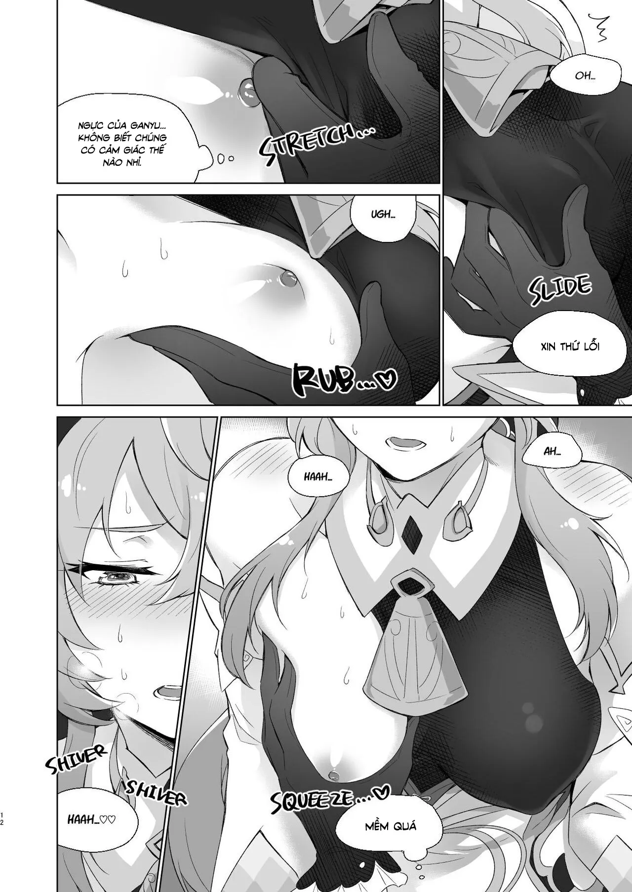 HentaiVN.net - Ảnh 11 - Tôi muốn làm chuyện [Ganyu to Ecchi ga Shitai!; Sleep with me, Ganyu] - Chap 1
