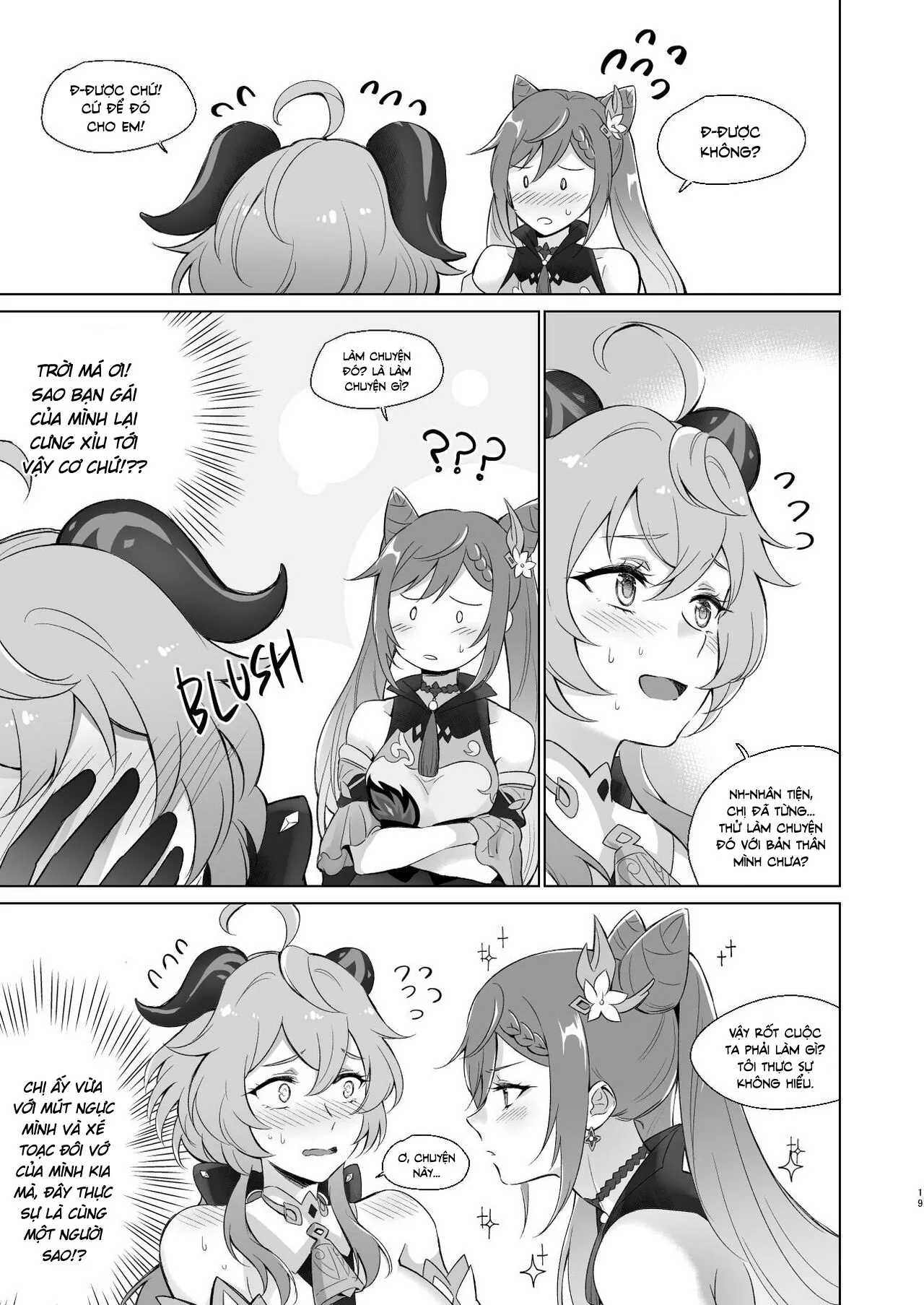 HentaiVN.net - Ảnh 18 - Tôi muốn làm chuyện [Ganyu to Ecchi ga Shitai!; Sleep with me, Ganyu] - Chap 1
