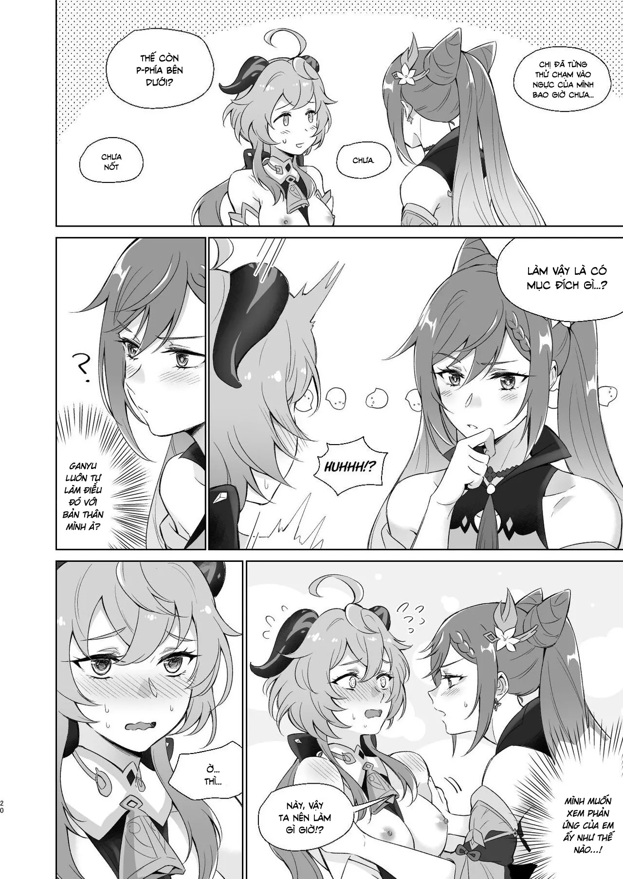 HentaiVN.net - Ảnh 19 - Tôi muốn làm chuyện [Ganyu to Ecchi ga Shitai!; Sleep with me, Ganyu] - Chap 1