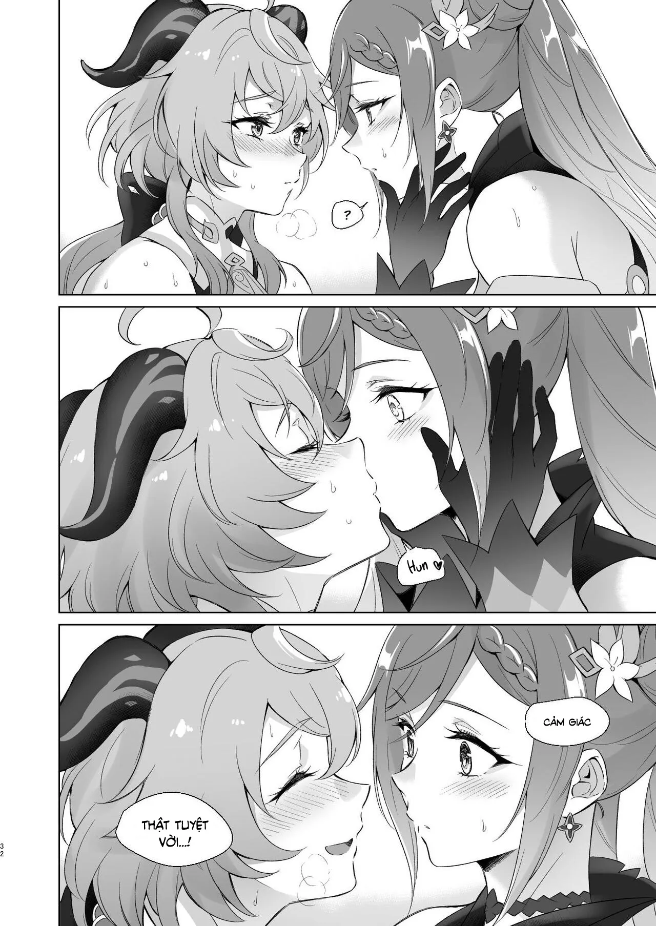 HentaiVN.net - Ảnh 31 - Tôi muốn làm chuyện [Ganyu to Ecchi ga Shitai!; Sleep with me, Ganyu] - Chap 1