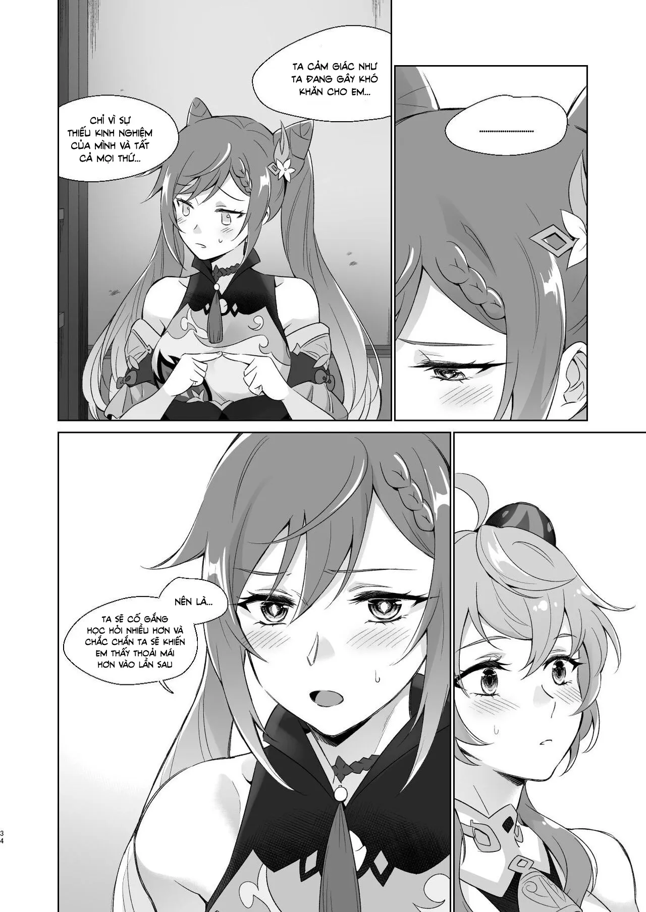 HentaiVN.net - Ảnh 33 - Tôi muốn làm chuyện [Ganyu to Ecchi ga Shitai!; Sleep with me, Ganyu] - Chap 1