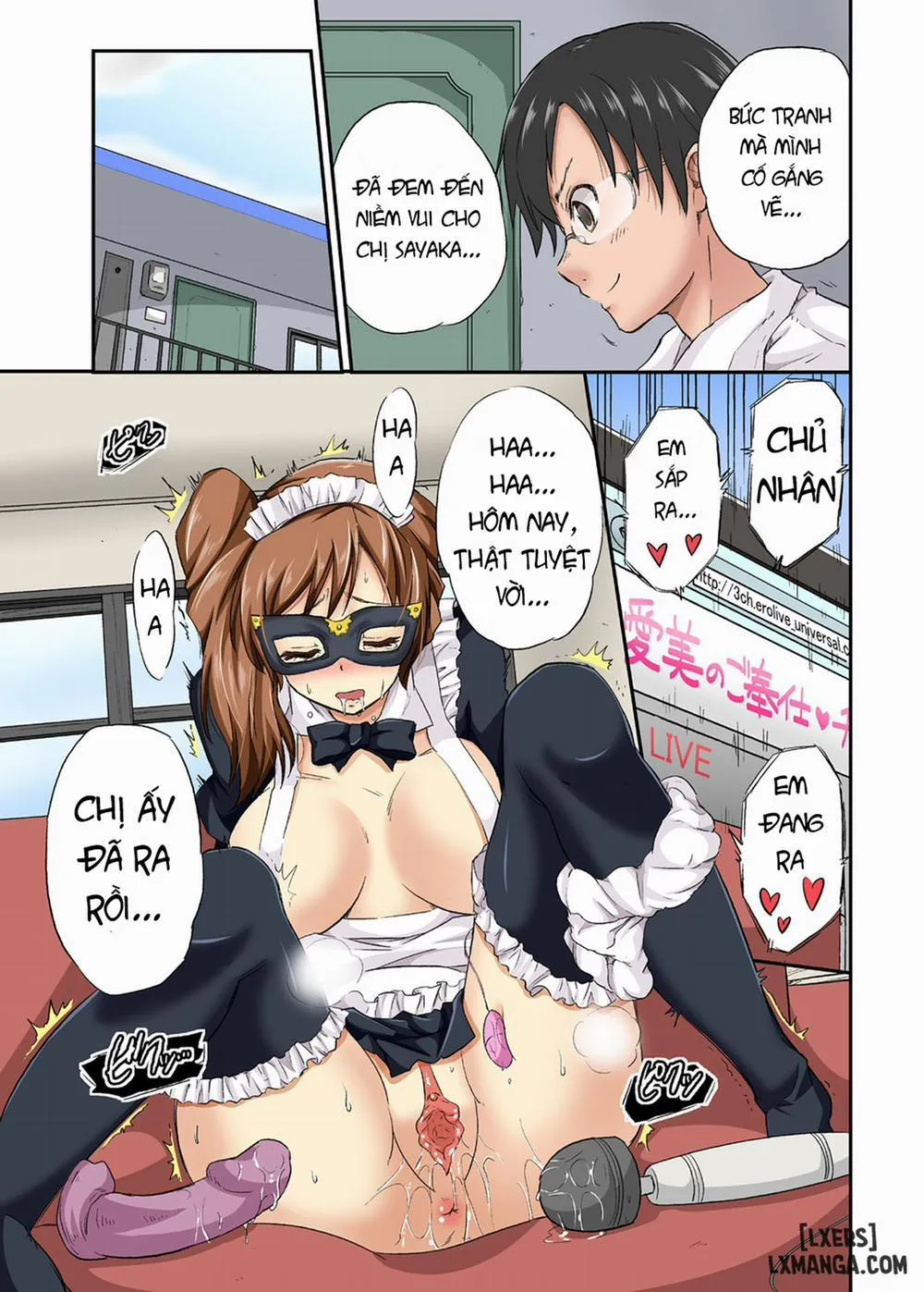 HentaiVN.net - Ảnh 10 - Netorare Hitozuma Net de Nama Nugi Haishinsuru Onna - Manami - Chap 1