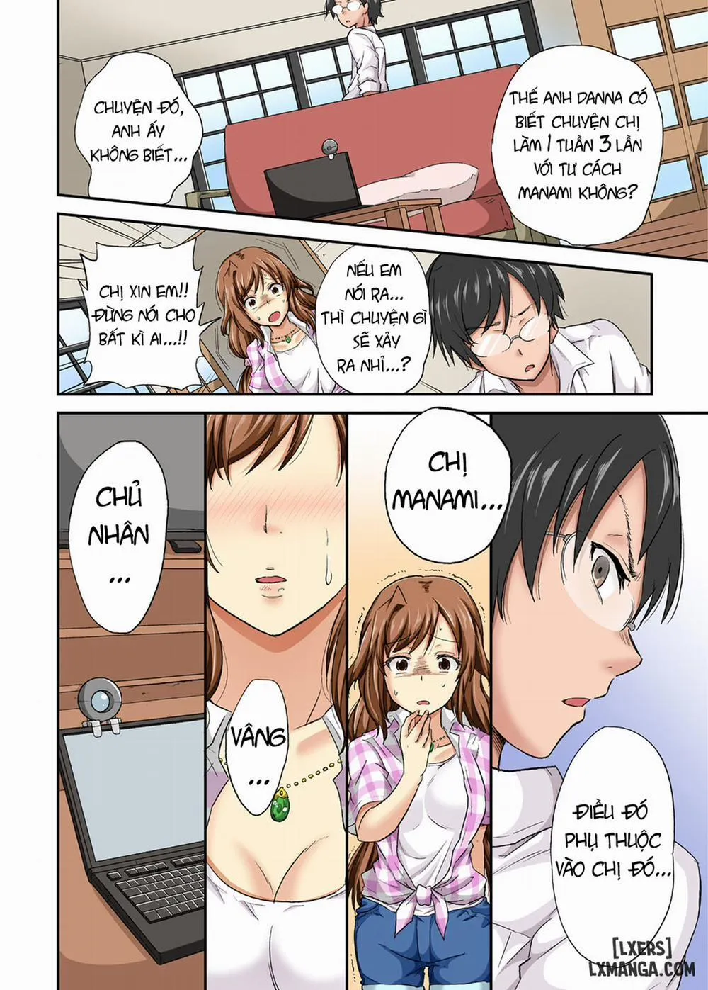 HentaiVN.net - Ảnh 19 - Netorare Hitozuma Net de Nama Nugi Haishinsuru Onna - Manami - Chap 1