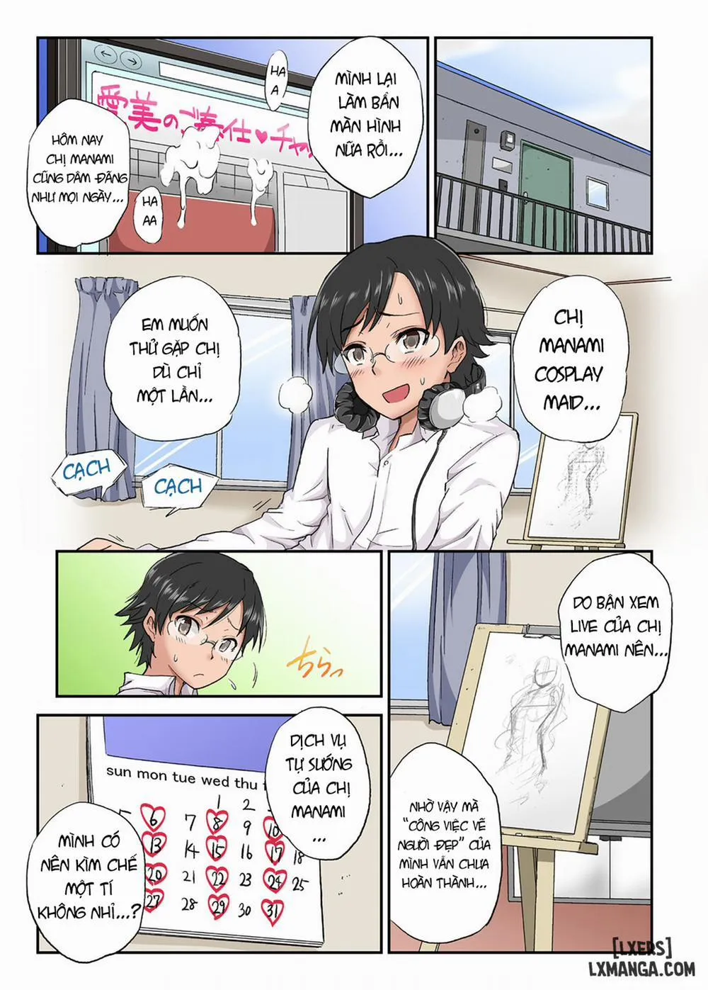 HentaiVN.net - Ảnh 4 - Netorare Hitozuma Net de Nama Nugi Haishinsuru Onna - Manami - Chap 1