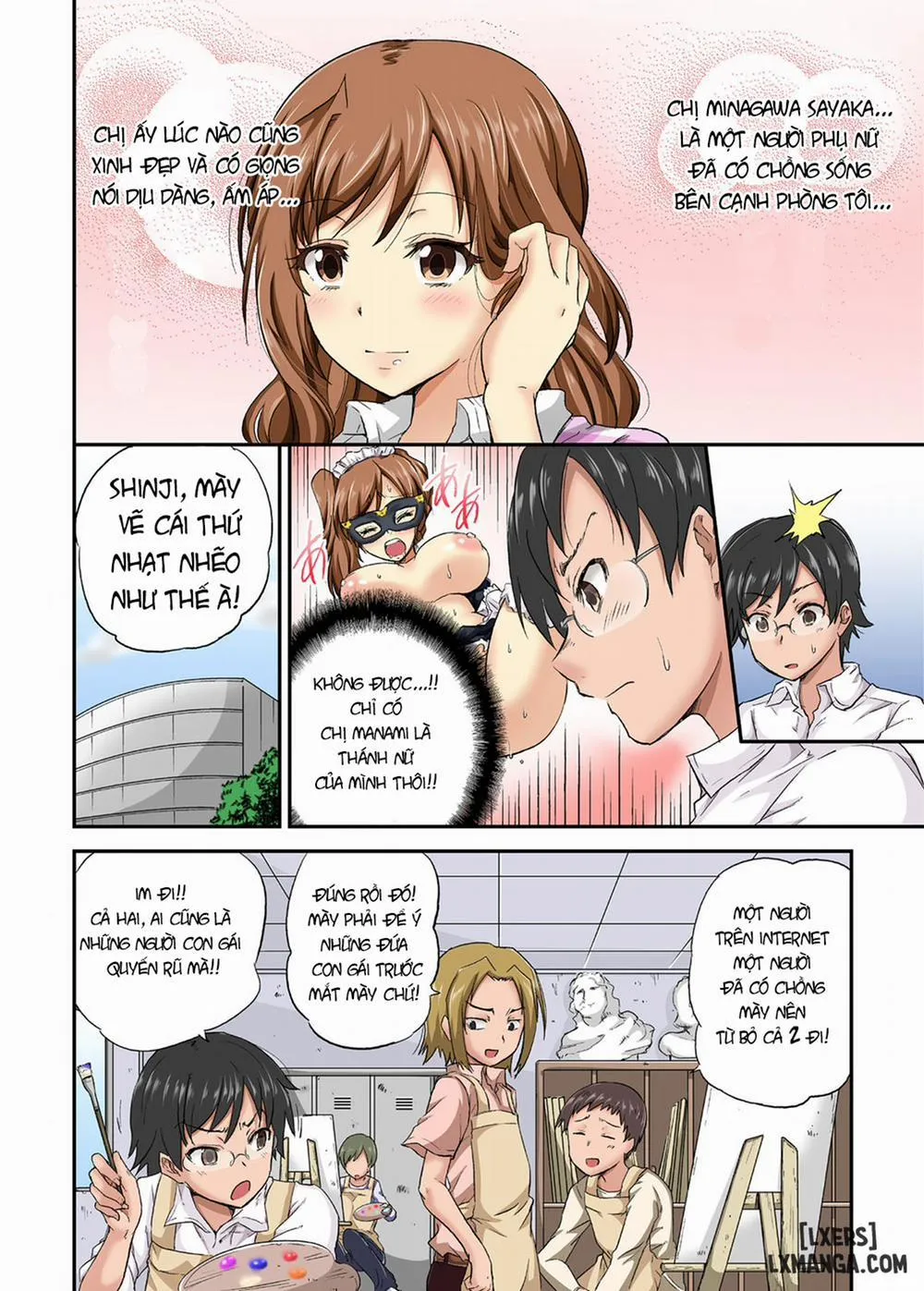HentaiVN.net - Ảnh 7 - Netorare Hitozuma Net de Nama Nugi Haishinsuru Onna - Manami - Chap 1