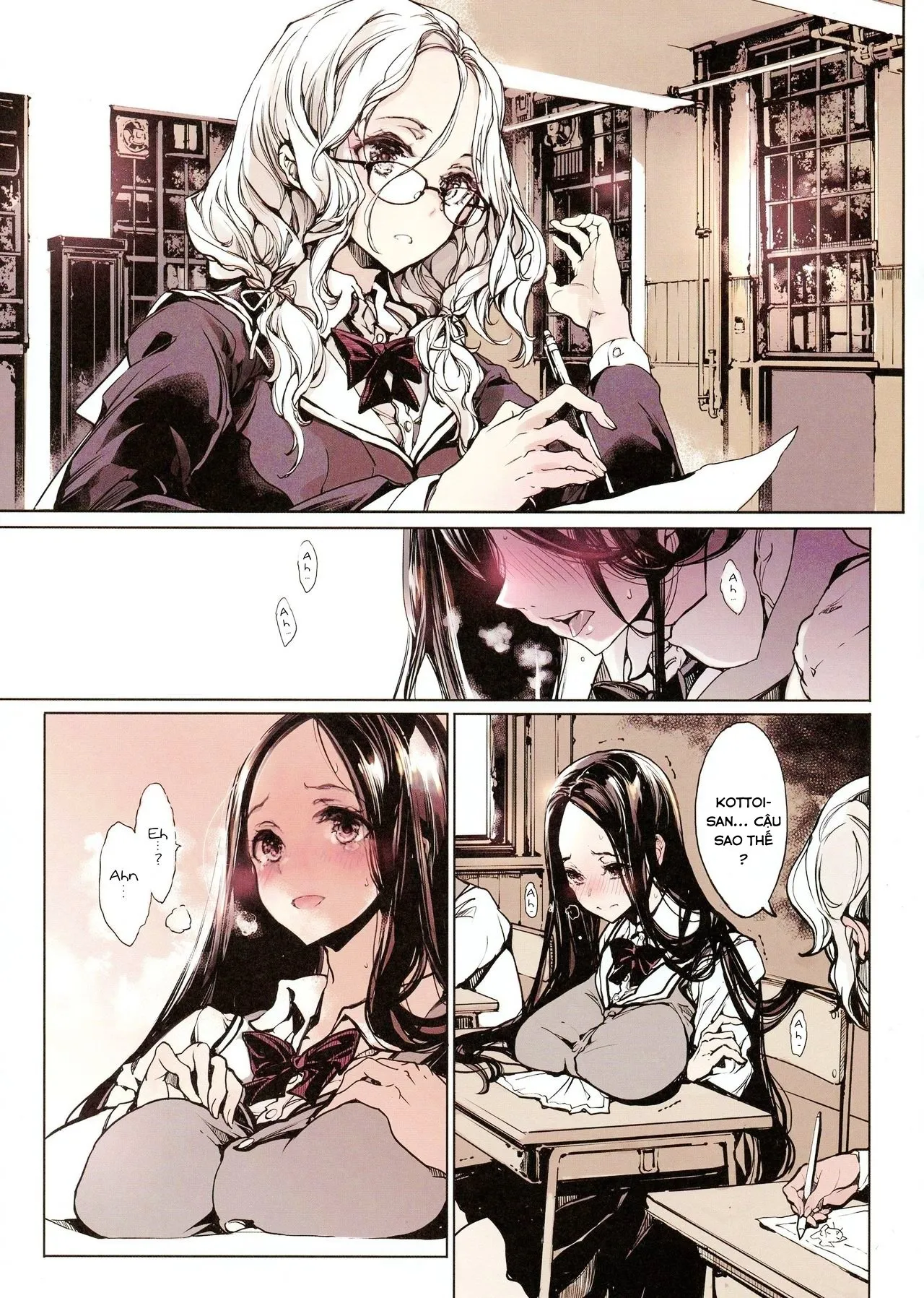 HentaiVN.net - Ảnh 6 - Ikazuka-san còn không cựa quậy tí nào [IkaZuka-san did not move a muscle] - Chap 1