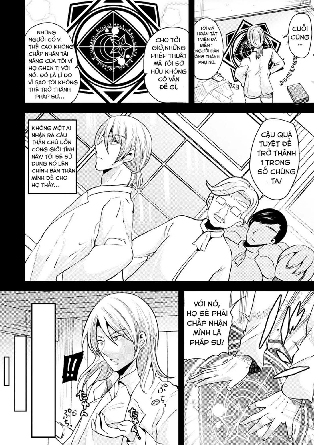 HentaiVN.net - Ảnh 3 - Turn Into A Woman And Become A Female Mage - Chap 1
